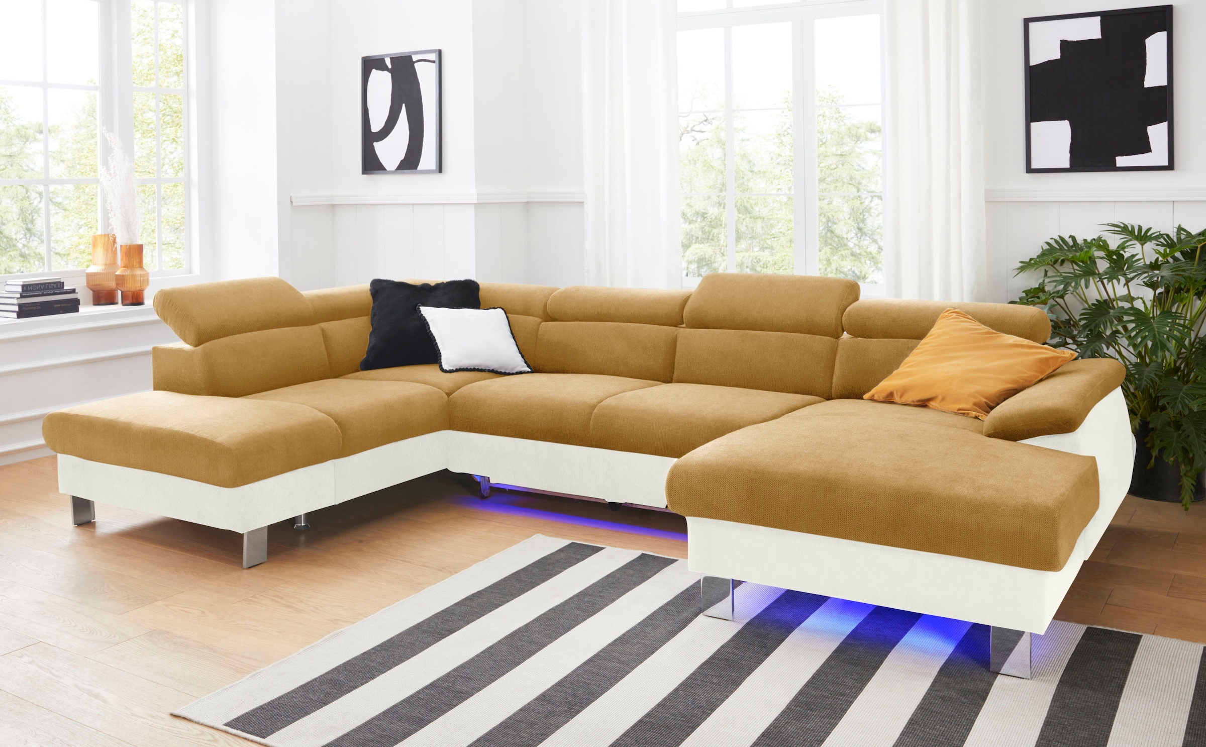 COTTA Polstergarnitur »Komaris U-Form«, (Set), Set bestehend aus: Wohnlands günstig online kaufen