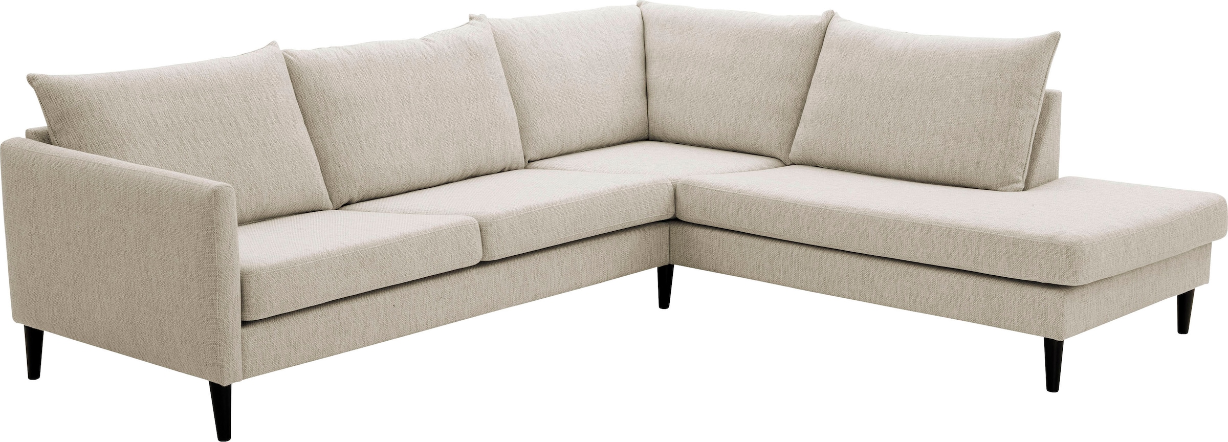 ATLANTIC home collection Ecksofa »Rekvik L-Form«, mit Wellenunterfederung, günstig online kaufen