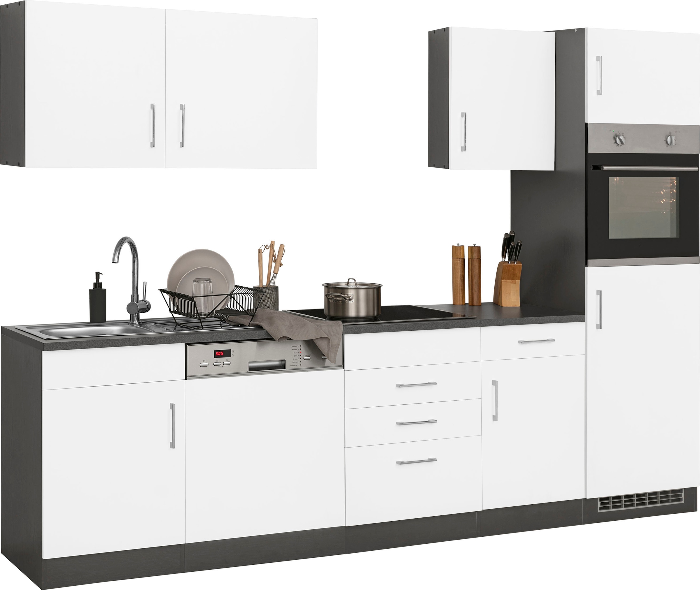 KOCHSTATION Küchenzeile »KS-Paris – Küchen mit einzigartigen Fotomotiven au günstig online kaufen