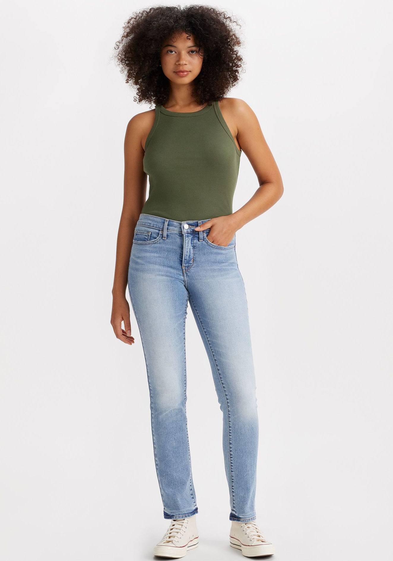Levi's® Gerade Jeans »314 Shaping Straight«, mit Stretch