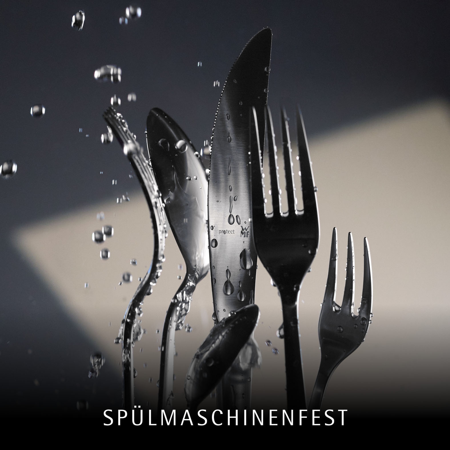 WMF Besteck-Set »Philadelphia in schlanker Optik, ergonomische Haptik, Wellenschliff« spülmaschinengeeignet, optimale Schärfe, hochwertiger Besteckkasten