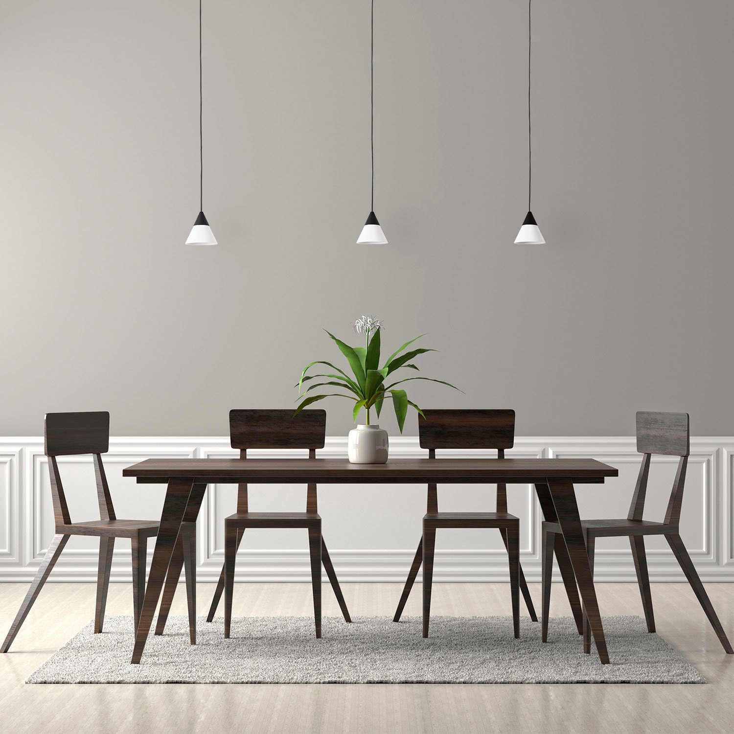 Paco Home Pendelleuchte »CLEA«, LED Hängelampe Wohnzimmer Esszimmer Küchenlampe Hängend