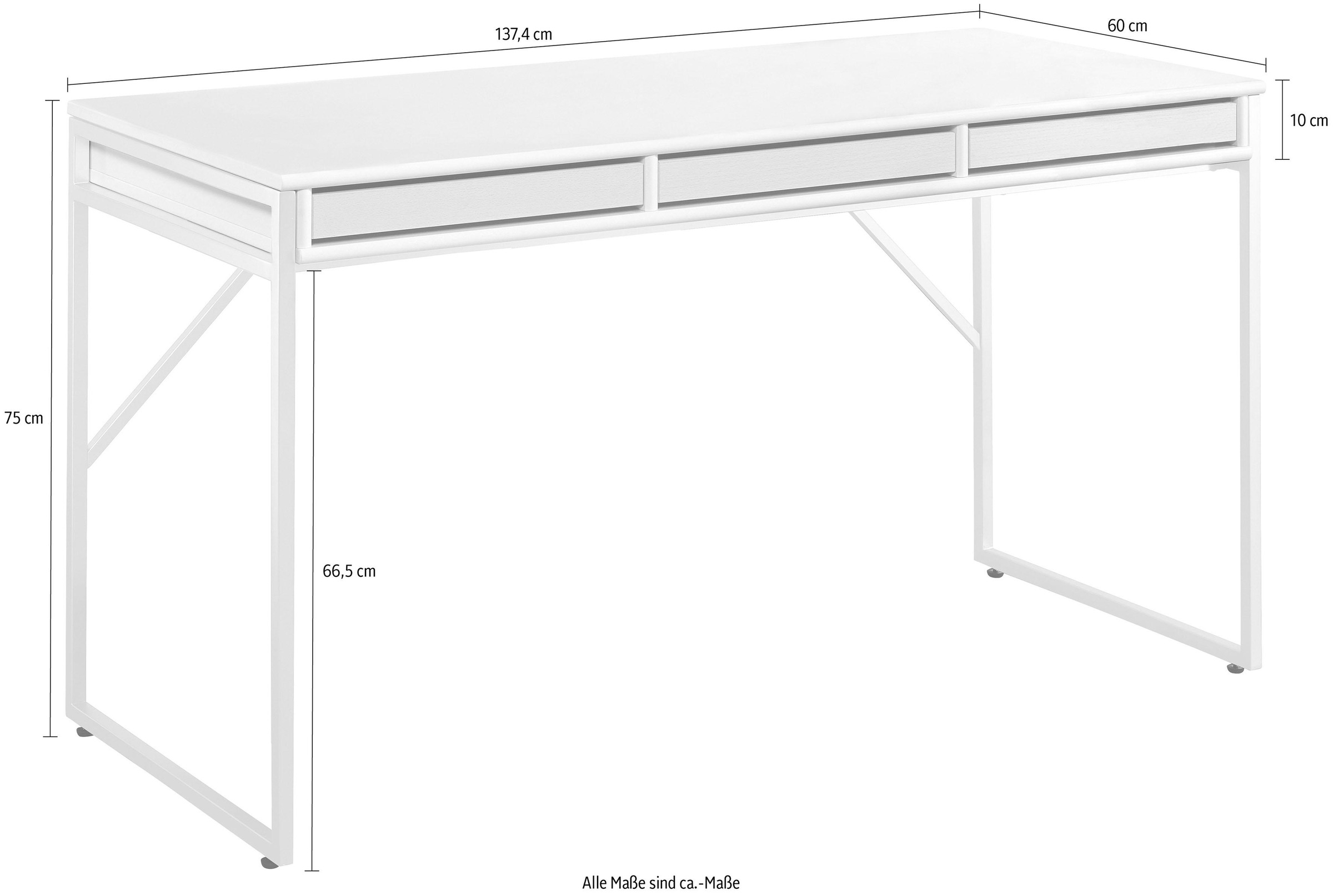 Hammel Furniture Schreibtisch »Mistral Bürotisch, Arbeitstisch, Tisch, Comp günstig online kaufen