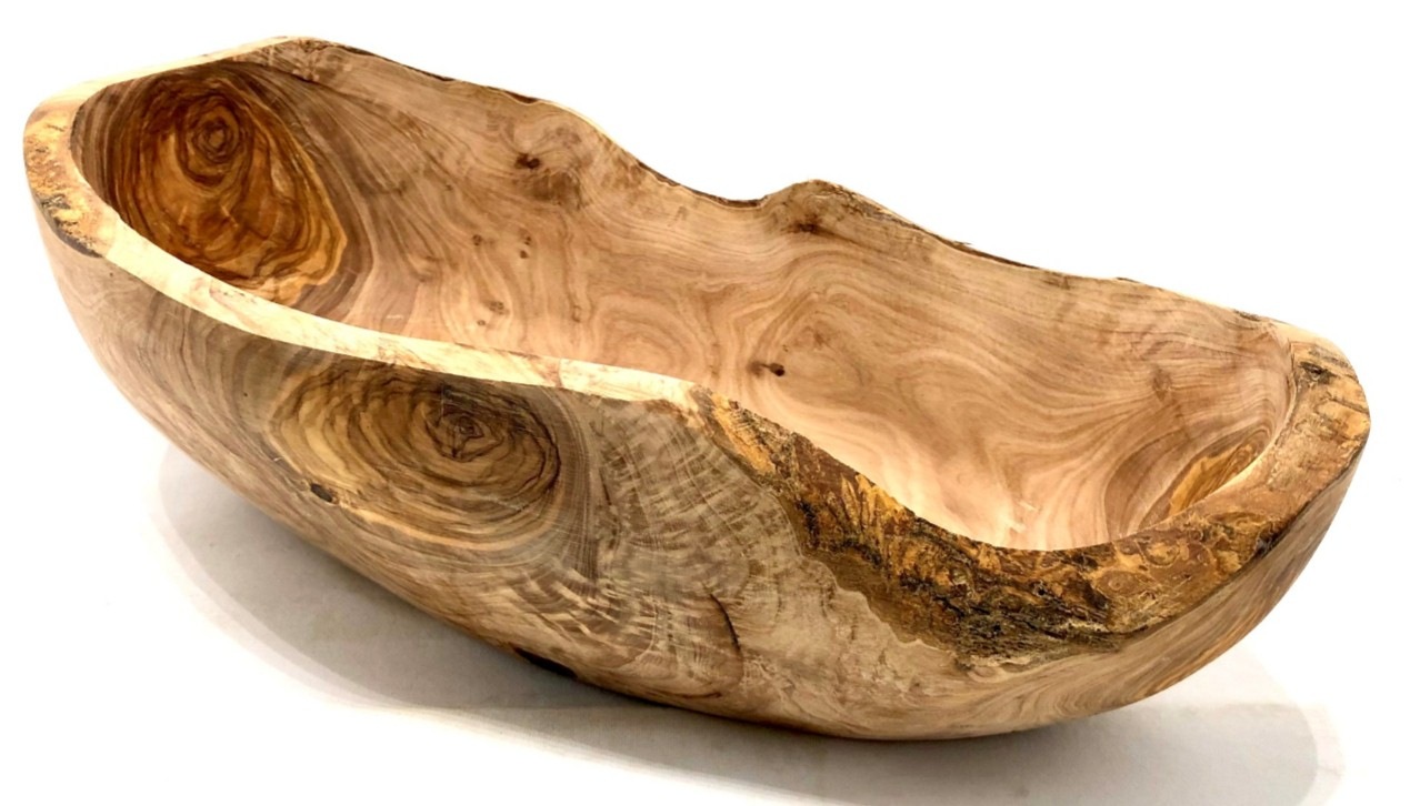 Olivenholz-erleben Obstschale »Obstschale oval rustikal ca. 25 – 29 cm aus günstig online kaufen