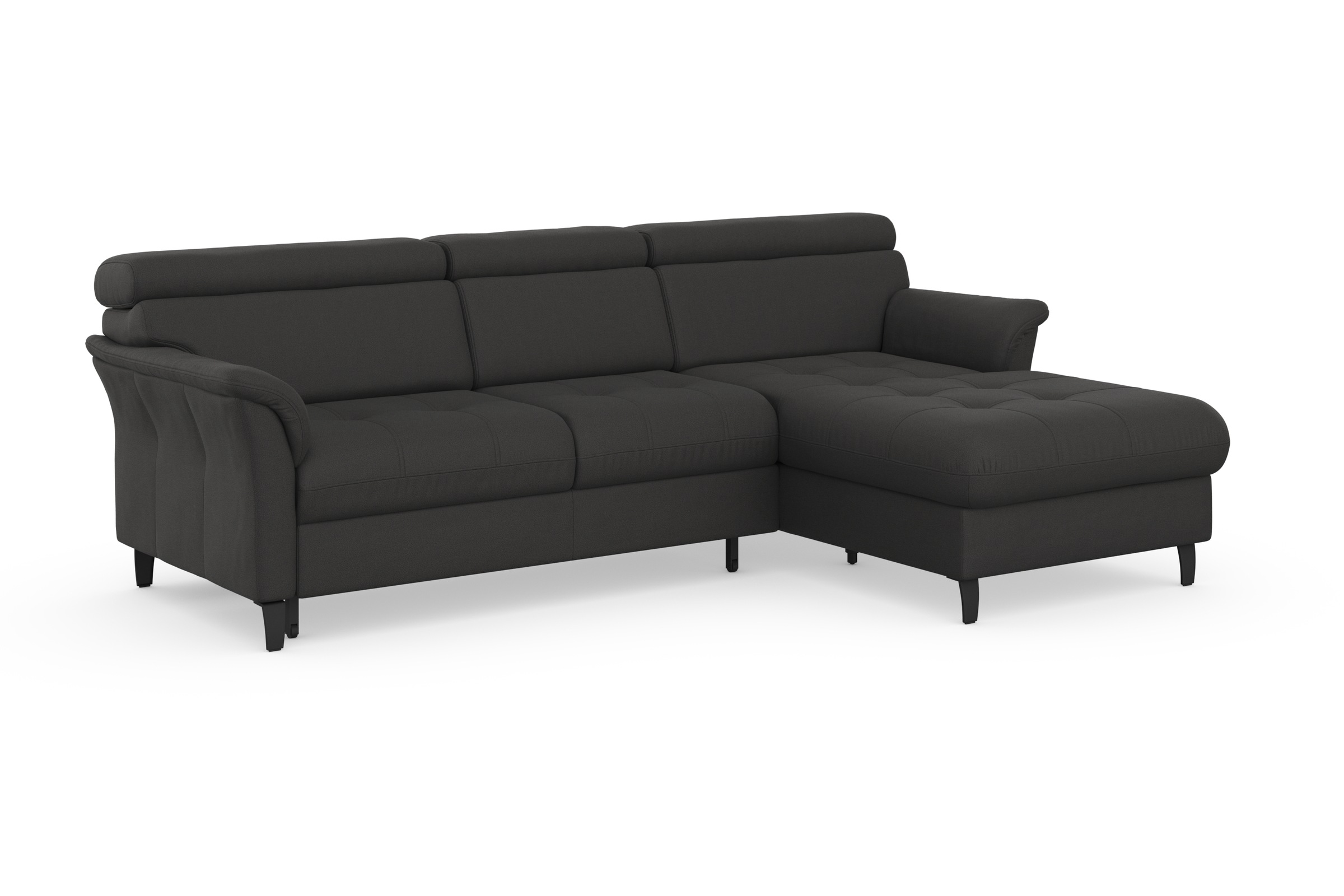 sit&more Ecksofa »Marano L-Form«, inklusive Kopfteilverstellung, wahlweise mit Bettfunktion, Bettkasten