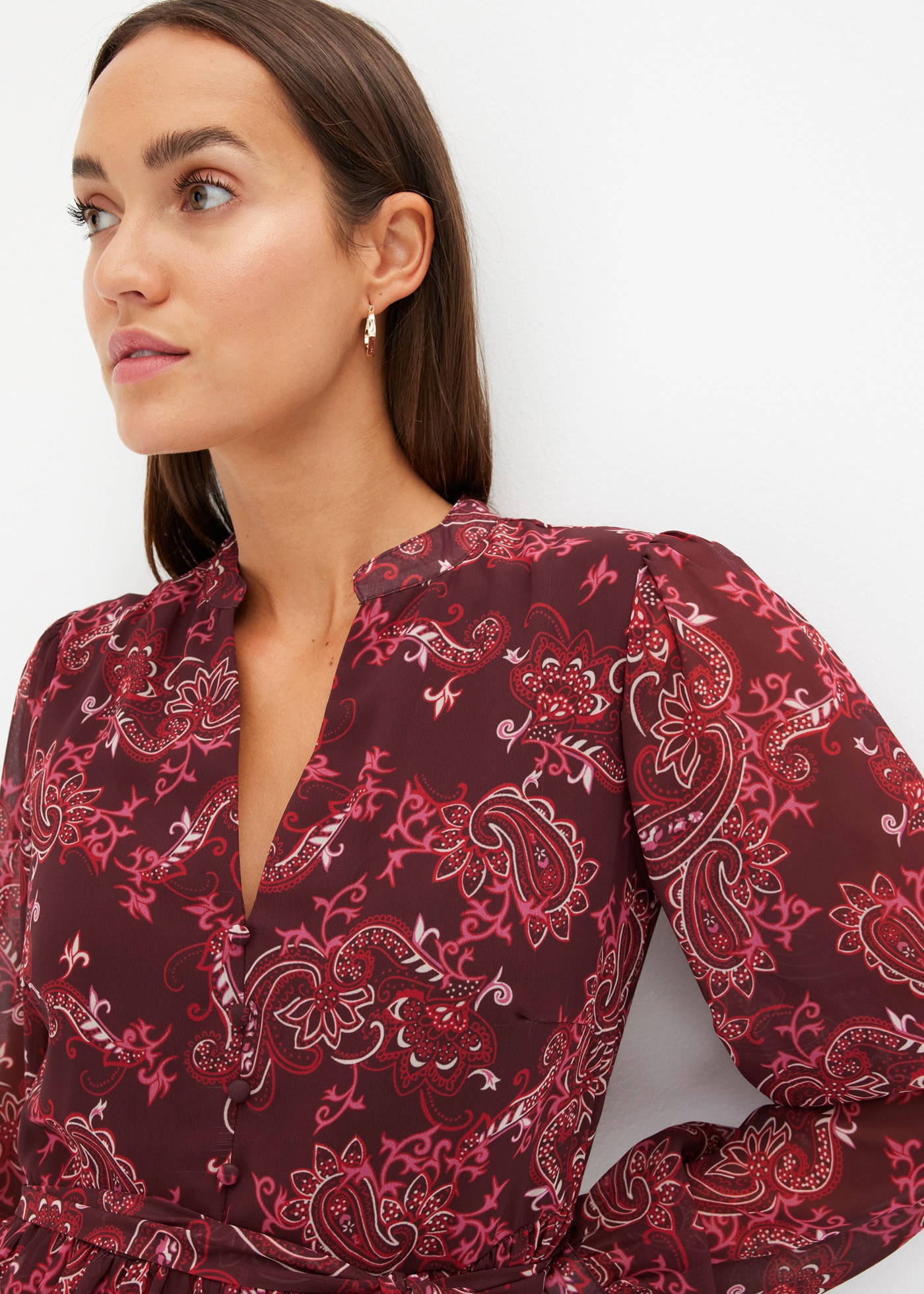 bonprix Chiffonkleid