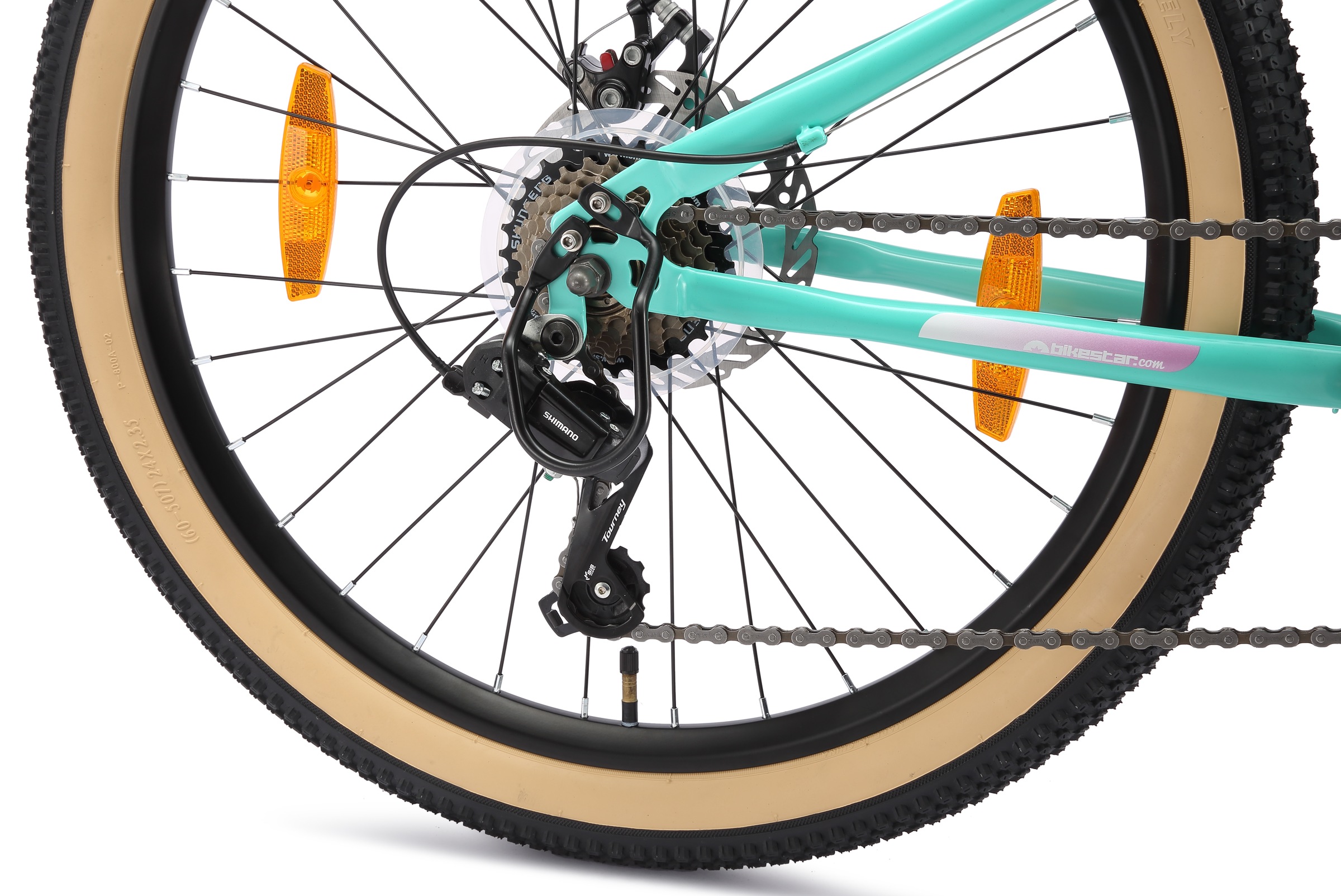 Bikestar Jugendfahrrad 21 Gang Shimano RD-TY21 Schaltwerk Kettenschaltung