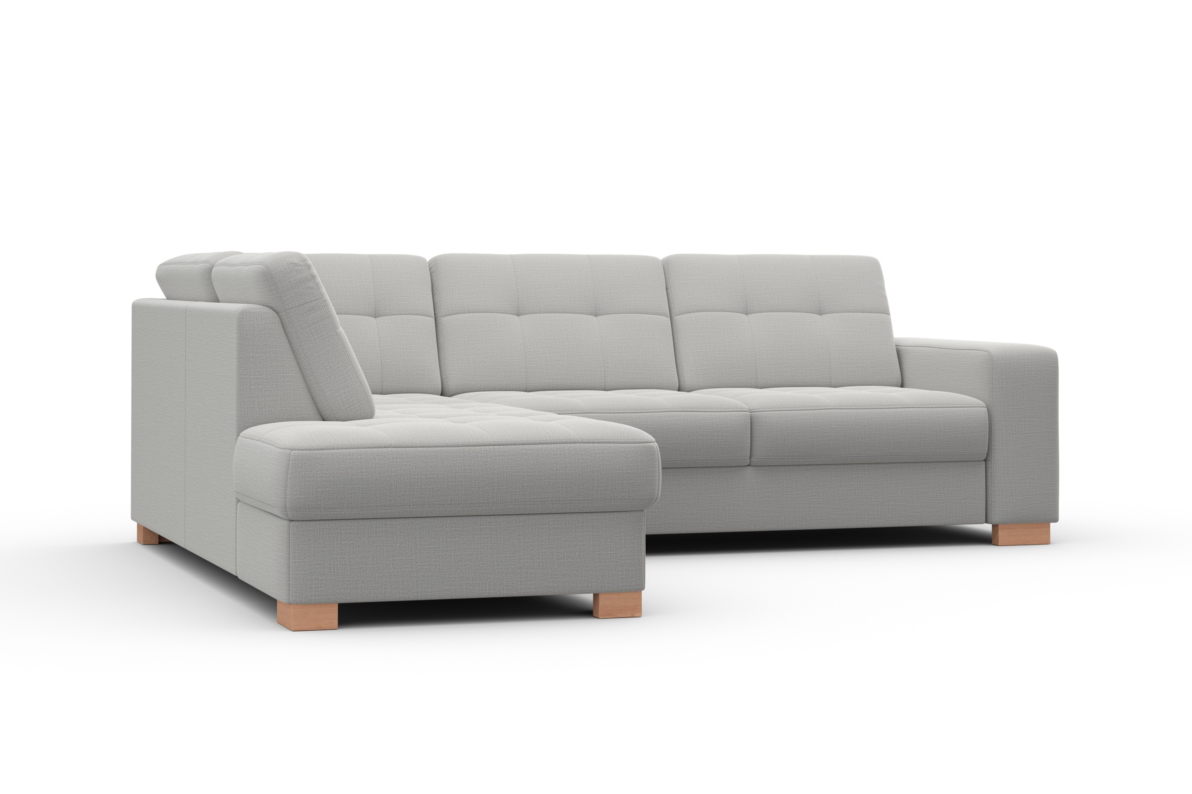sit&more Ecksofa »Quincy L-Form«, wahlweise mit Bettfunktion und Bettkasten