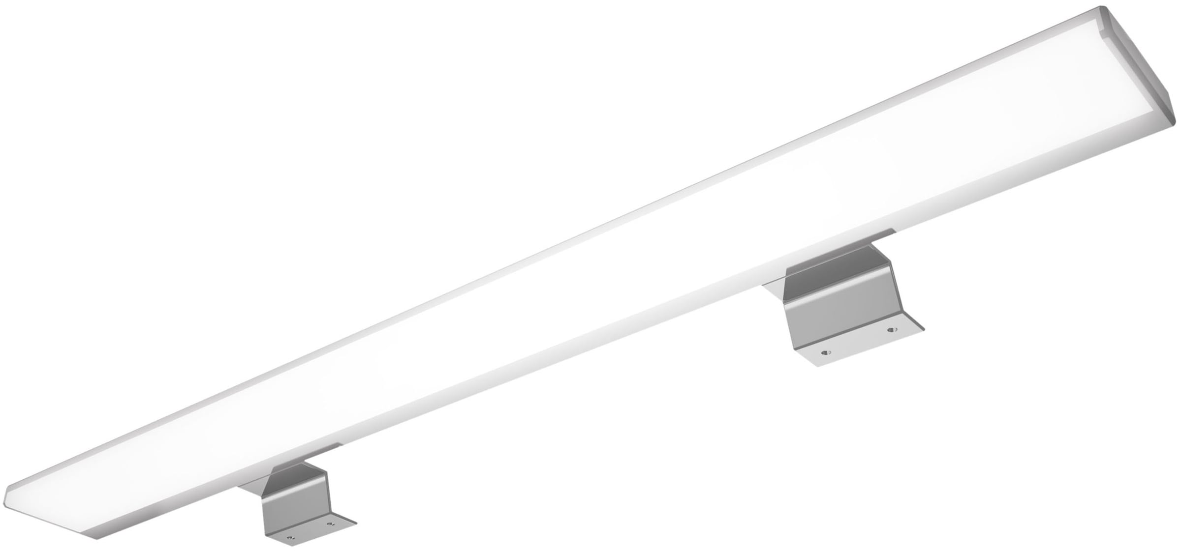 Saphir Badezimmerspiegelschrank »Serie 4010 Badezimmer-Spiegelschrank inkl. LED-Aufsatzleuchte«, Badschrank 80 cm breit, 3 Türen, 6 Glas-Einlegeböden, inkl Türdämpfer