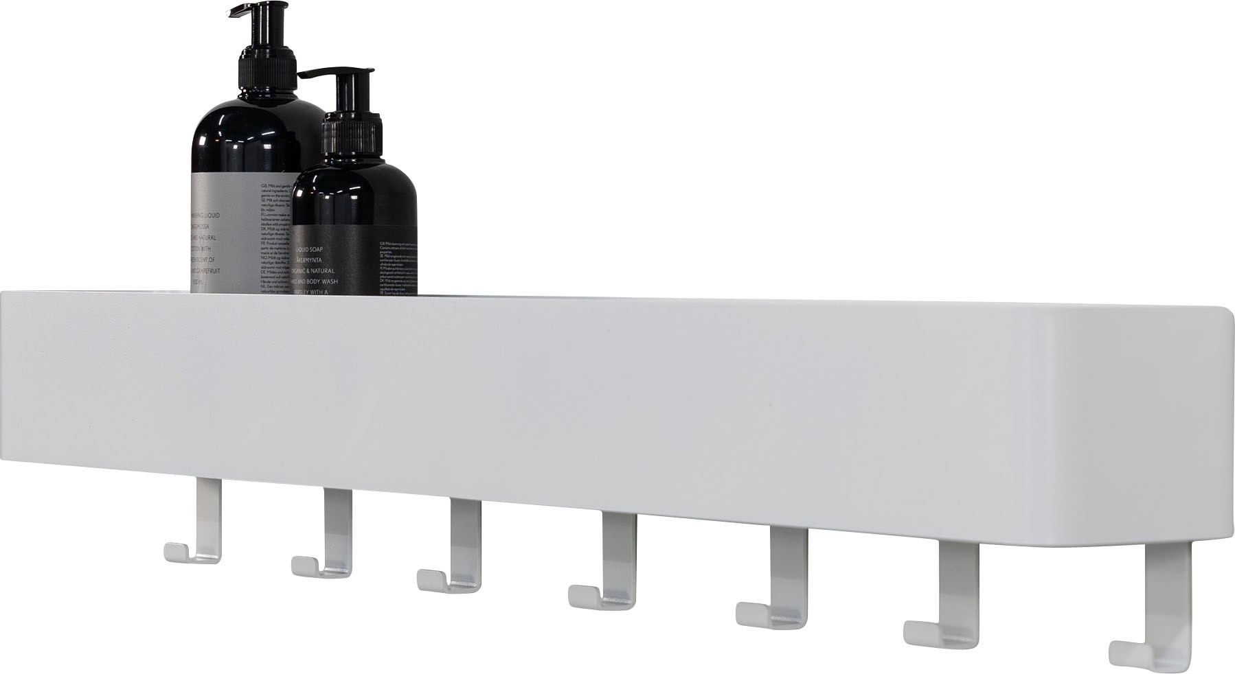 Spinder Design Garderobenhaken »Multi 7«, (1 St.), 2-in-1 Wandregal + Garderobe