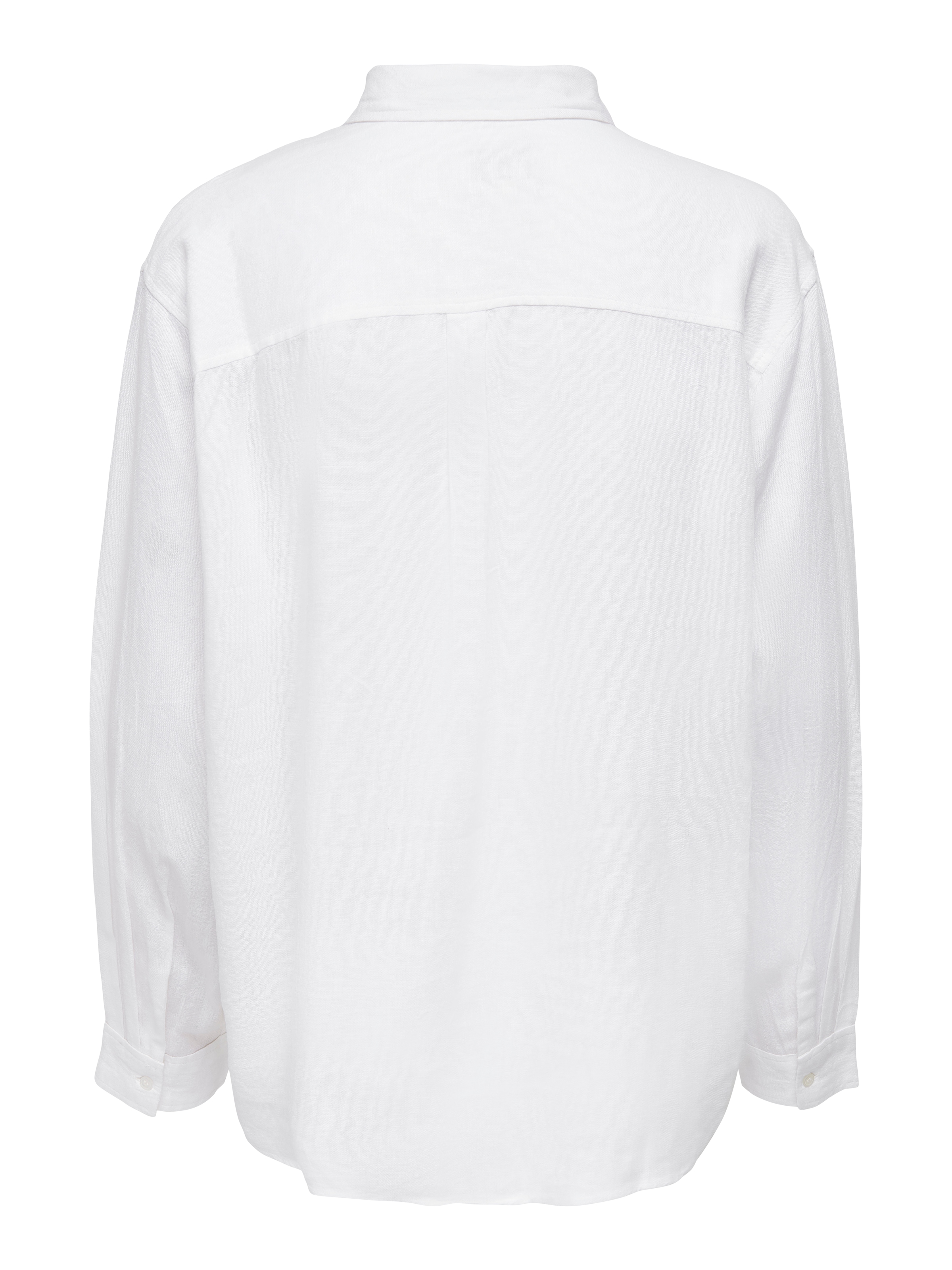 ONLY Longbluse »ONLTOKYO L/S LINEN BLEND SHIRT« mit Leinen