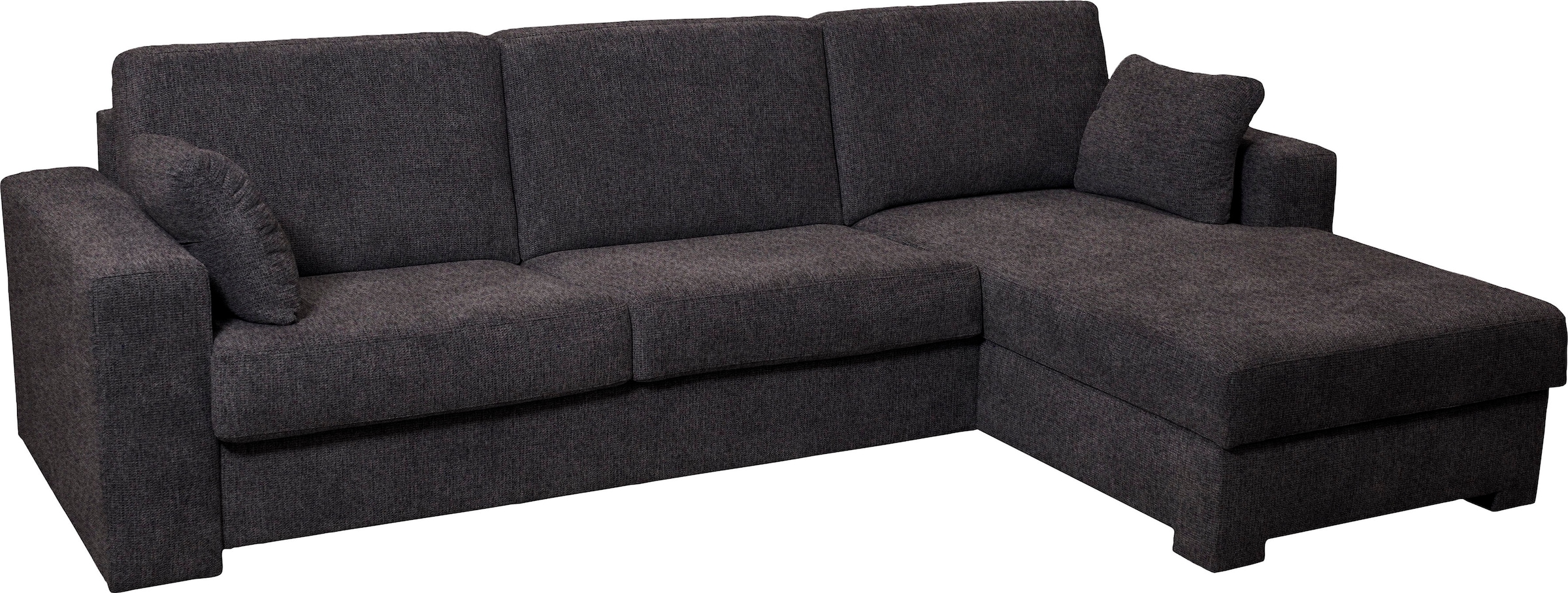Home affaire Ecksofa »Roma "M" Matratzenhöhe 14 cm, Dauerschlaffunktion, mit Unterfederung,«, Liegemaße ca 143x198 cm, L-Form
