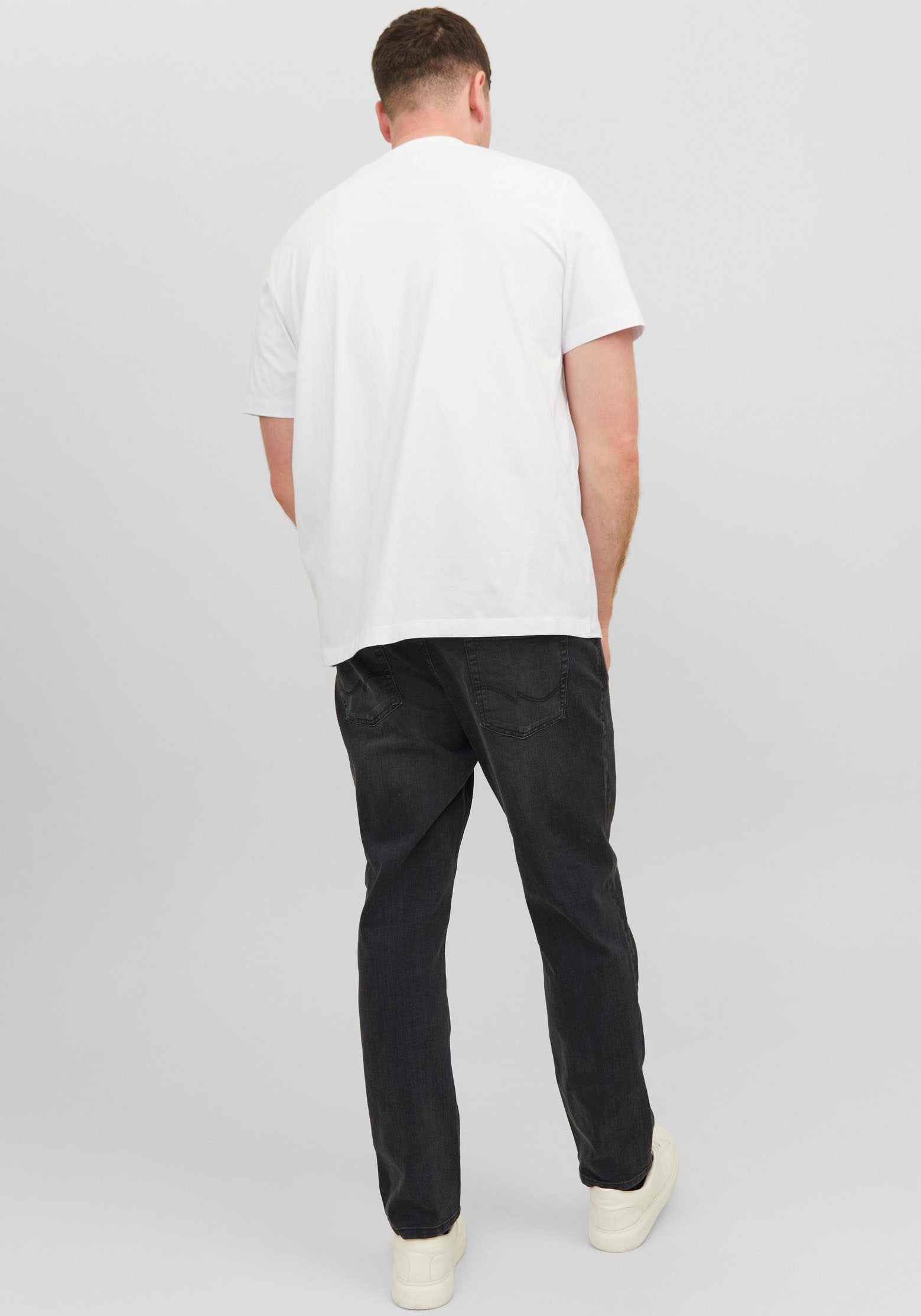 Jack & Jones PlusSize Slim-fit-Jeans »JJIGLENN JJORIGINAL MF 071 NOOS PLS«