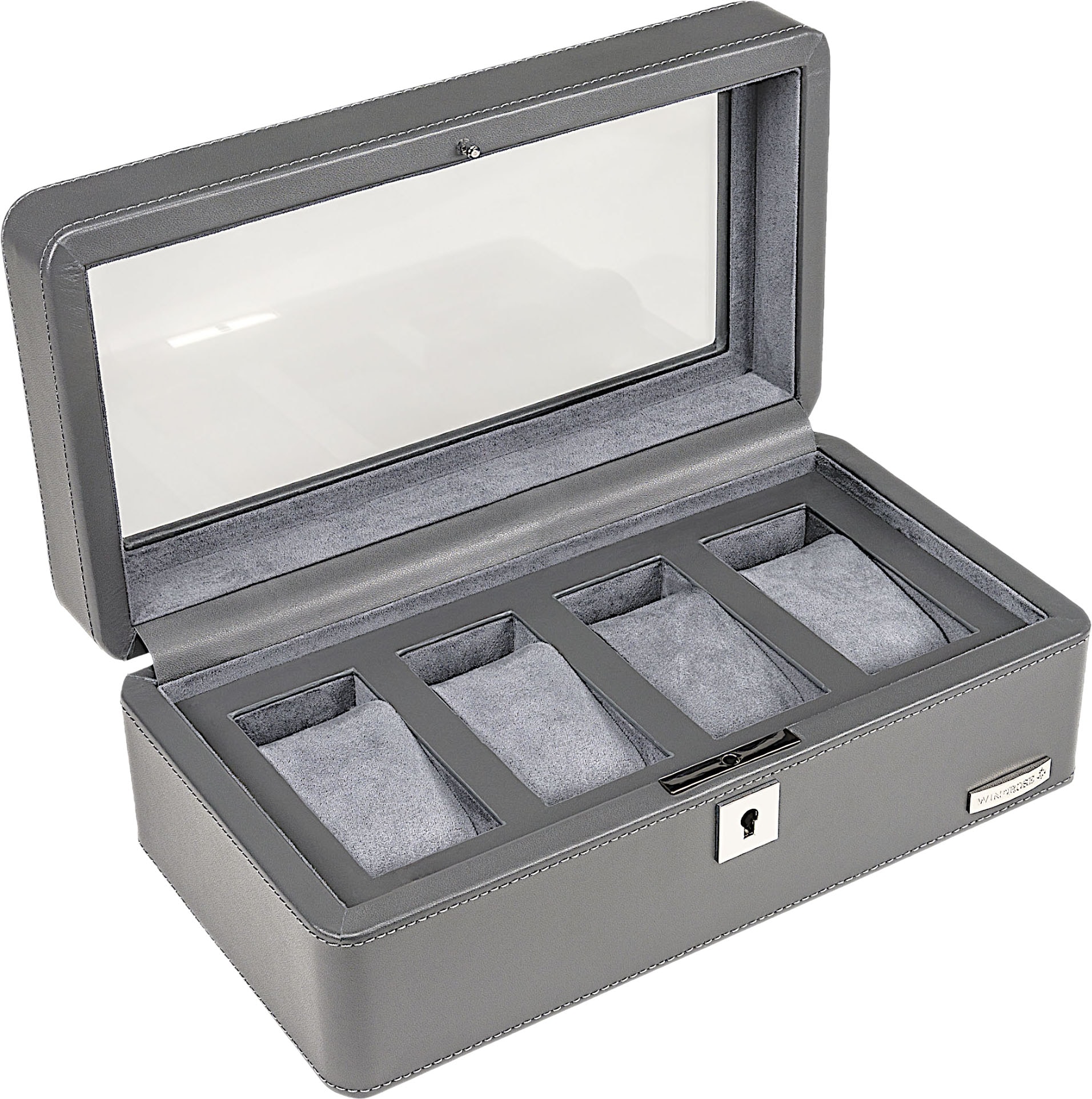 WINDROSE Uhrenbox »Tempora, 804020.07«, Aufbewahrung, Uhrenkasten, Ø max.40mm, Armbanduhr, Geschenkidee