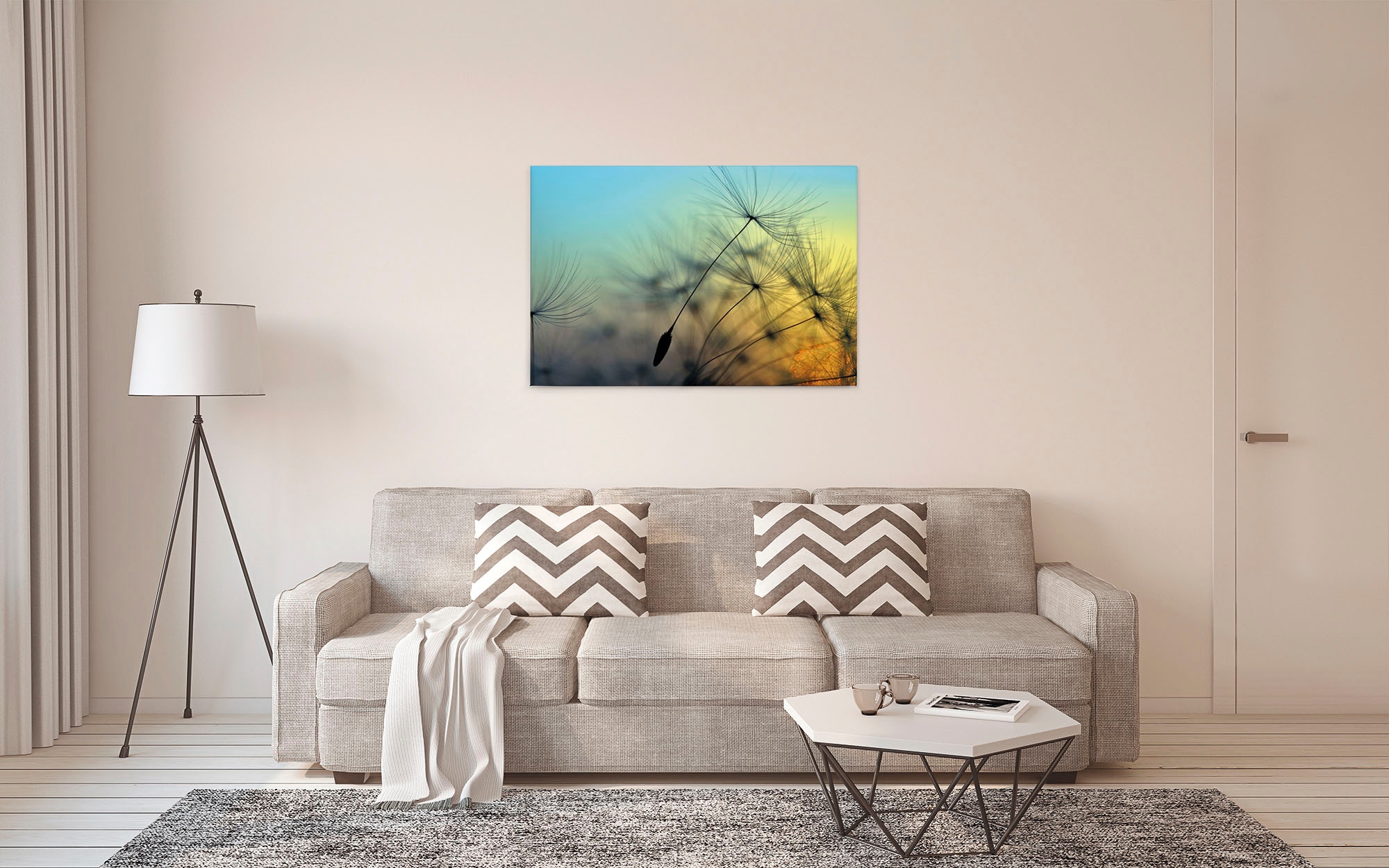A.S. Création Leinwandbild »Flying Dandelion«, Keilrahmenbild