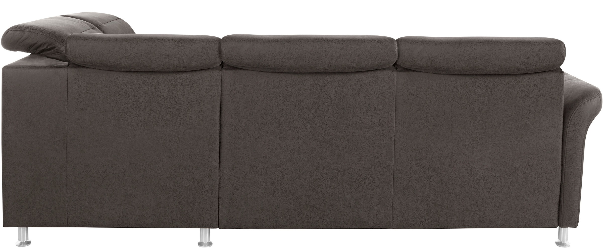sit&more Ecksofa »Darwin L-Form«, inklusive Federkern, wahlweise mit Kopfteilverstellung, Bettfunktion