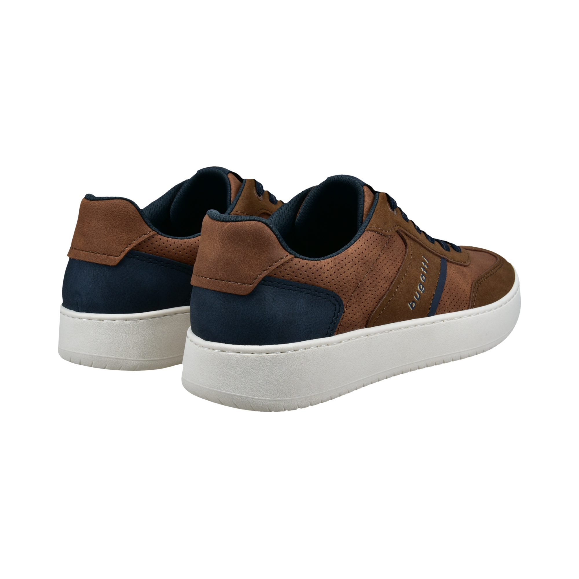 bugatti Sneaker  Freizeitschuh, Halbschuh, Schnürschuh mit Lochmuster