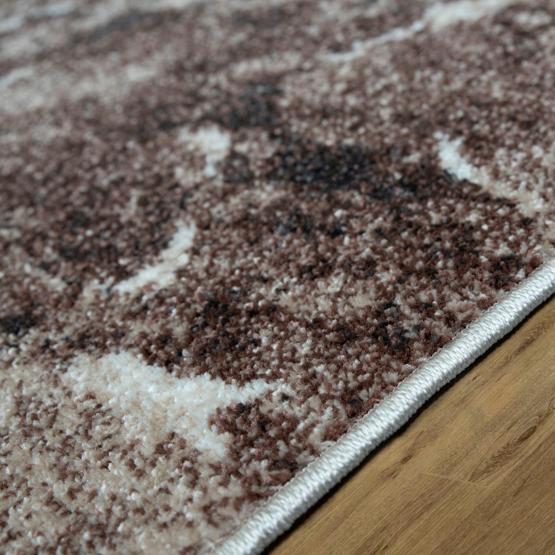 my home Teppich »Sonnenhang«, rechteckig, 9 mm Höhe, mit besonders weichem Flor, Kurzflor, modernes Marmor Design