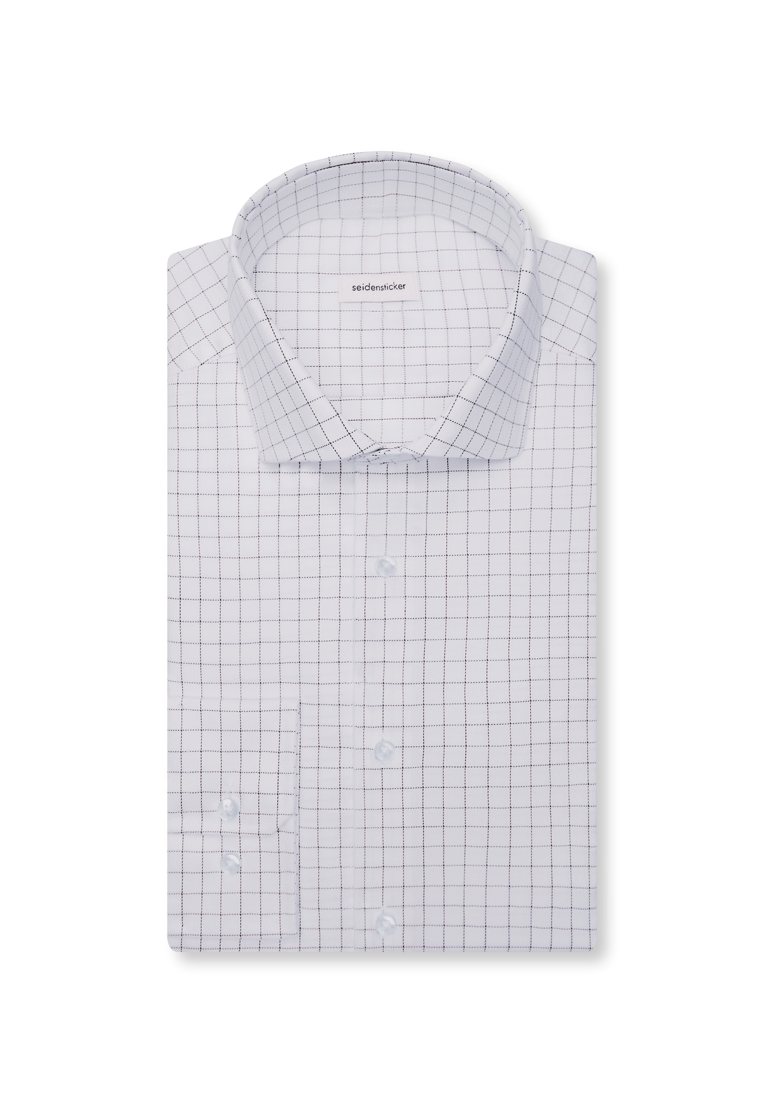 seidensticker Businesshemd »Regular« Regular 1/1 Kentkragen Karo