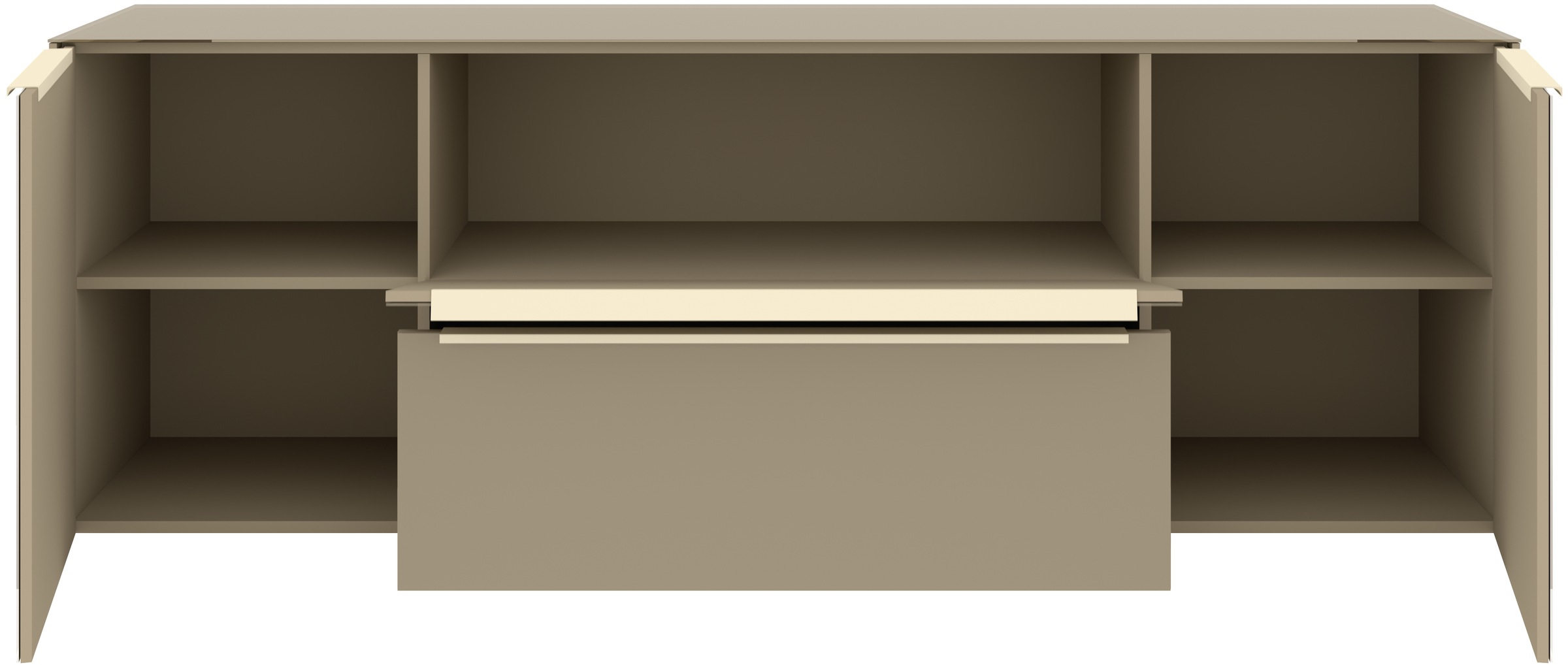 set one by Musterring Lowboard »Reno« 1 Stk. tlg. Mit Gleitern und in verschiedenen Farben erhältlich