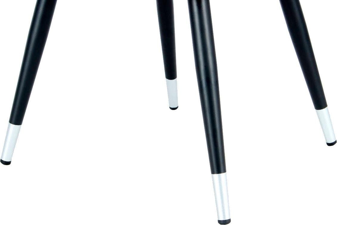 Kayoom Stuhl »Amino 625, stilvoller Design-Stuhl,samtweicher Bezug aus Velvet-Stoff« () 1 Stk.samtweicher Bezug, elegant, glamourös, elegante Optik