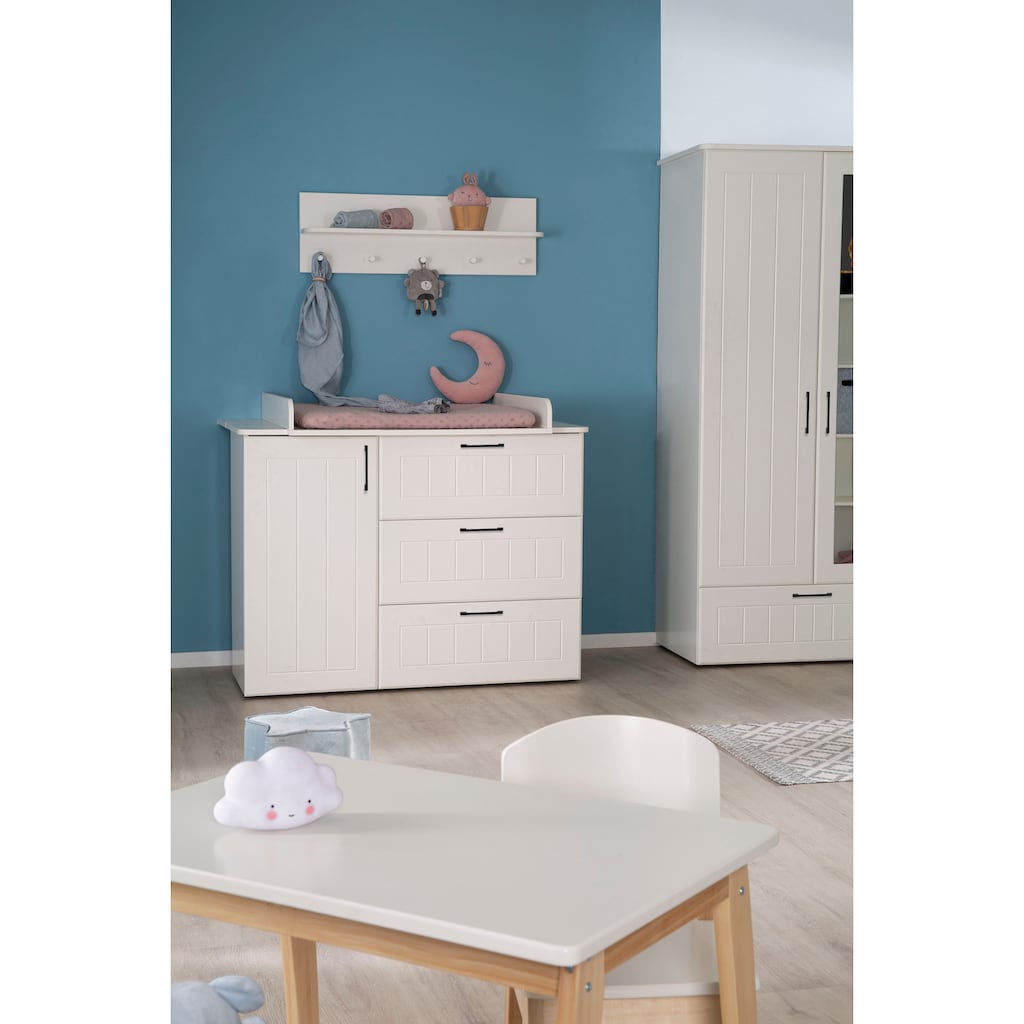 roba® Babymöbel-Set »Sylt«, (Spar-Set, 2 St., Kinderbett, Wickelkommode)