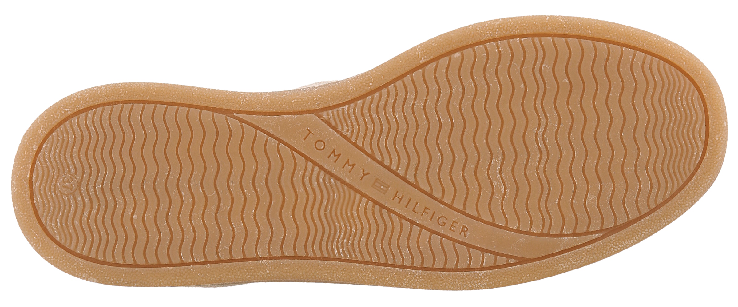 Tommy Hilfiger Plateausneaker »MODERN COURT SNEAKER SUEDE«, Freizeitschuh, Halbschuh, Schnürer mit weich gepolstertem Schaftrand