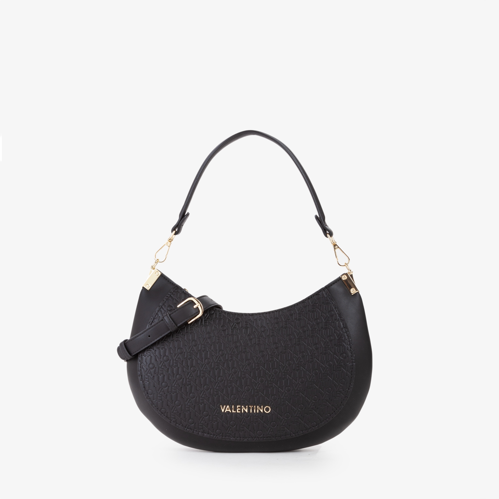 VALENTINO BAGS Hobo »HOBO BAG FALAK RE« , Damen Tragetasche, Umhägetasche, Schultertasche mit Logo