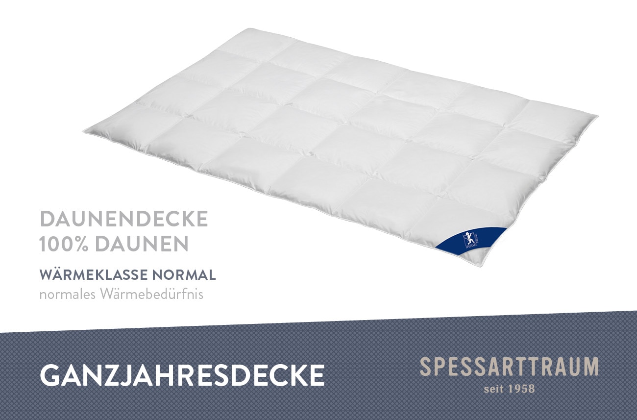 SPESSARTTRAUM Daunenbettdecke »Laax Bettdecke 135x200, 155x220 cm und viele günstig online kaufen