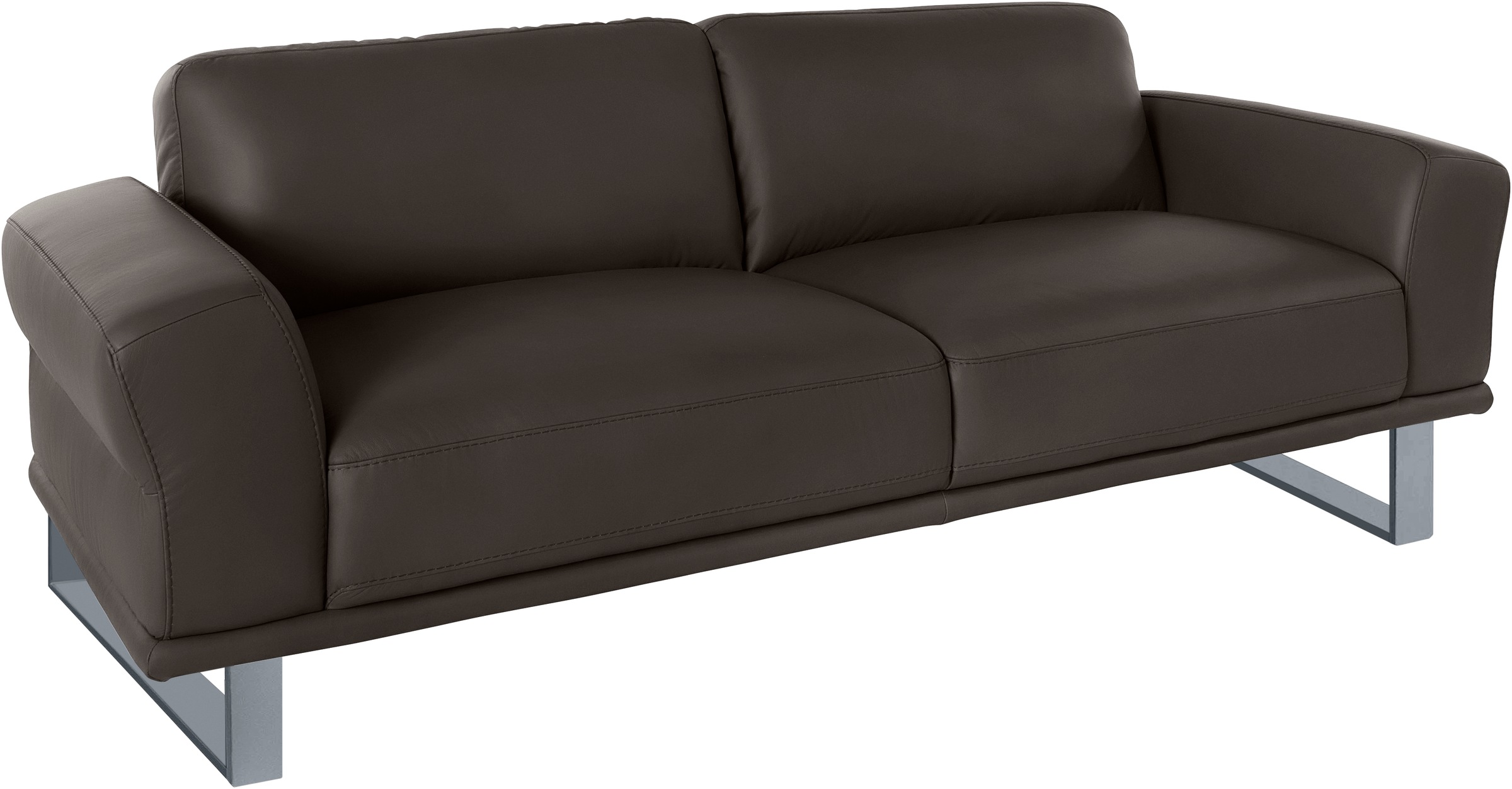 W.SCHILLIG 2,5-Sitzer »montanaa«, mit Metallkufen in Silber matt, Breite 232 cm