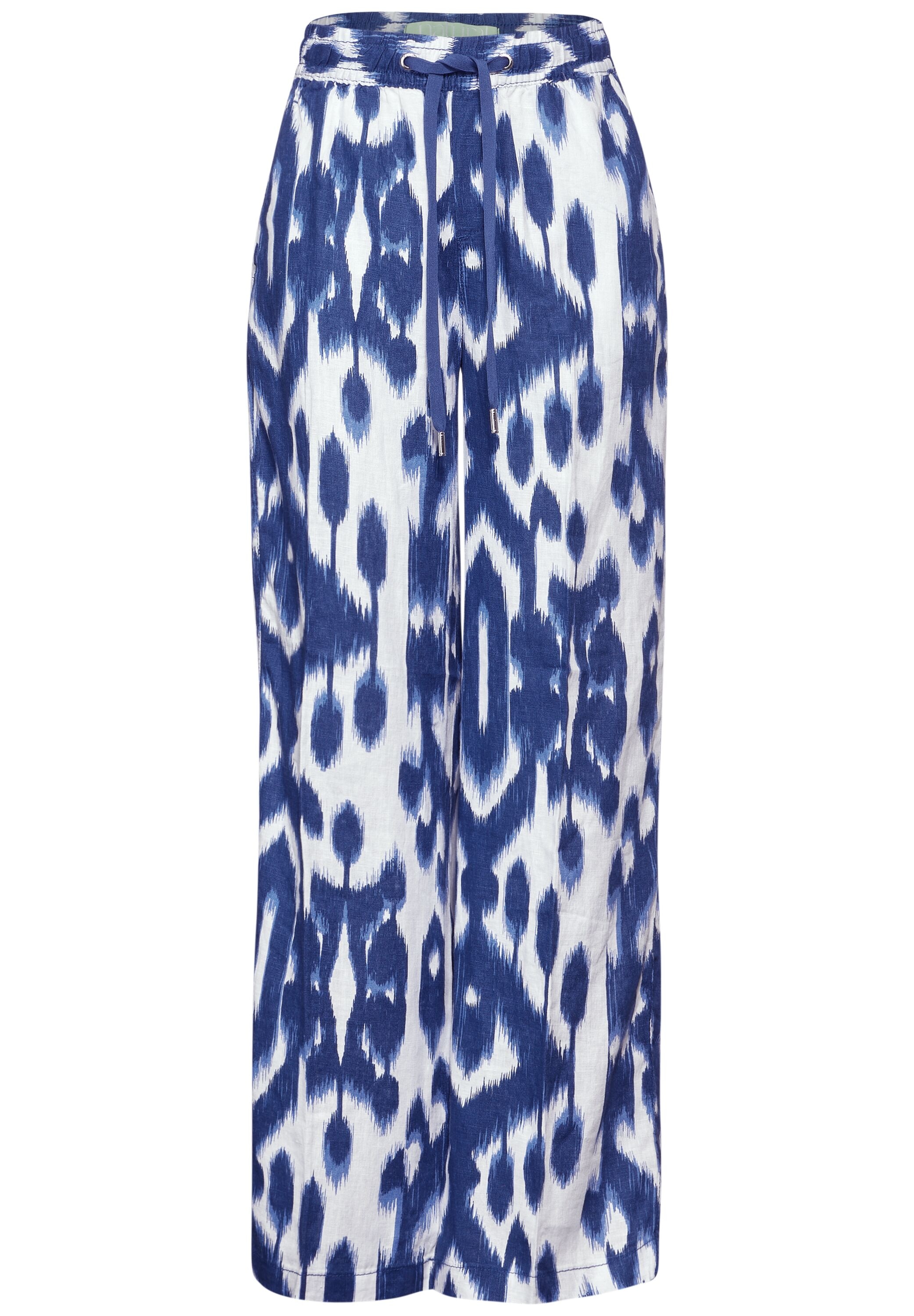 STREET ONE Leinenhose, mit All-Over Print