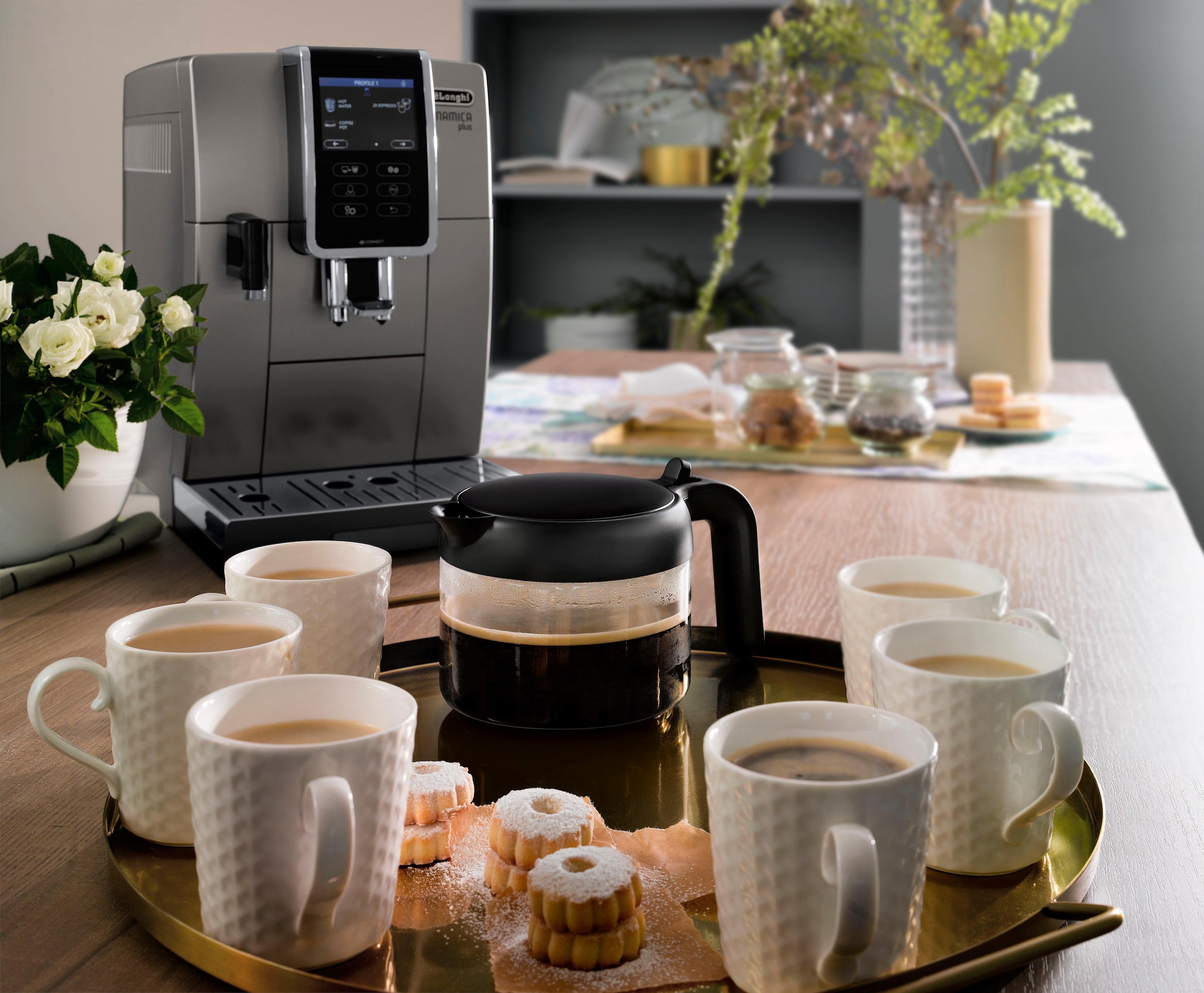 De'Longhi Kaffeevollautomat »Dinamica Plus ECAM 370.95.T«