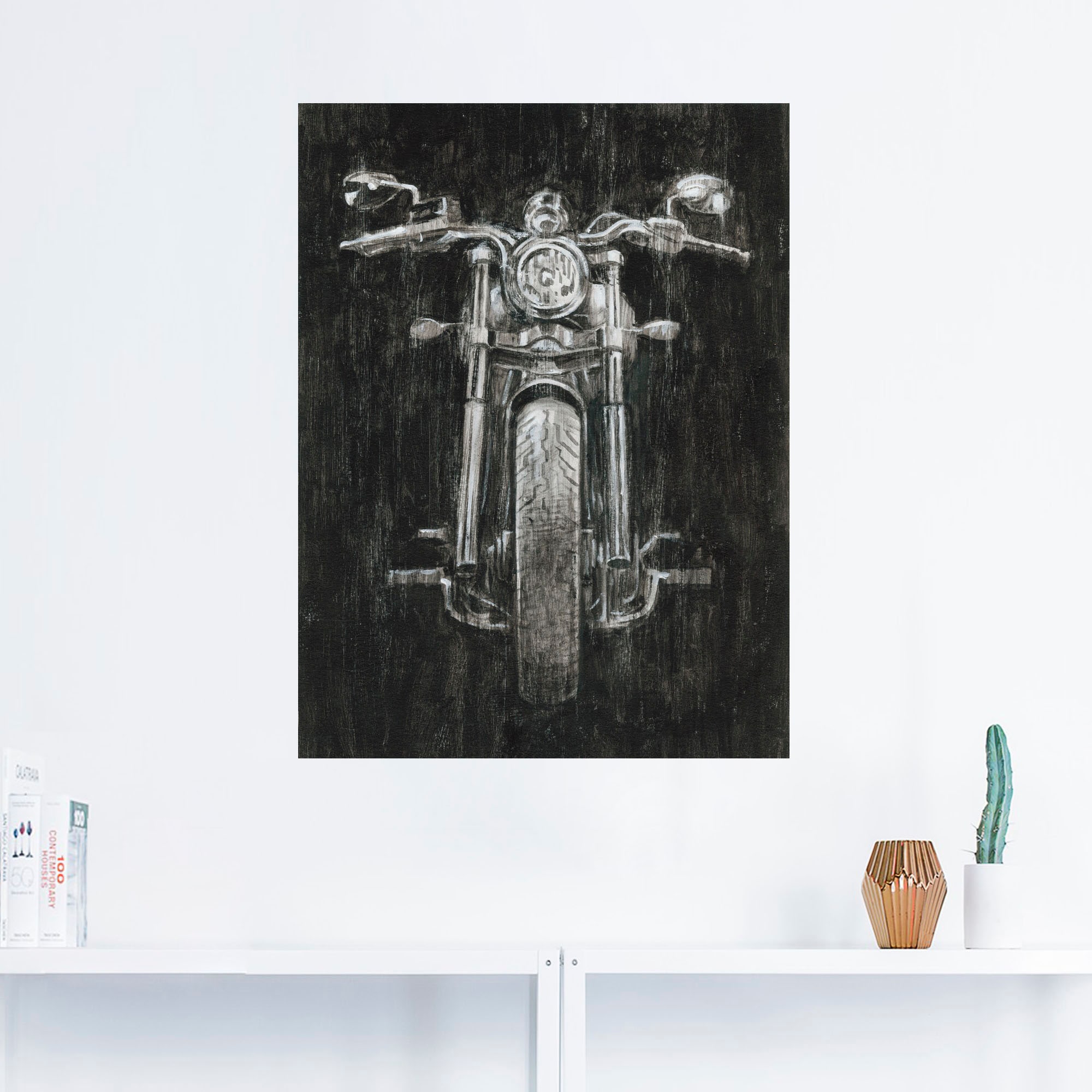 Artland Wandbild »Eisernes Pferd I«, Motorräder & Roller, (1 St.), als Poster, Wandaufkleber in verschied. Größen