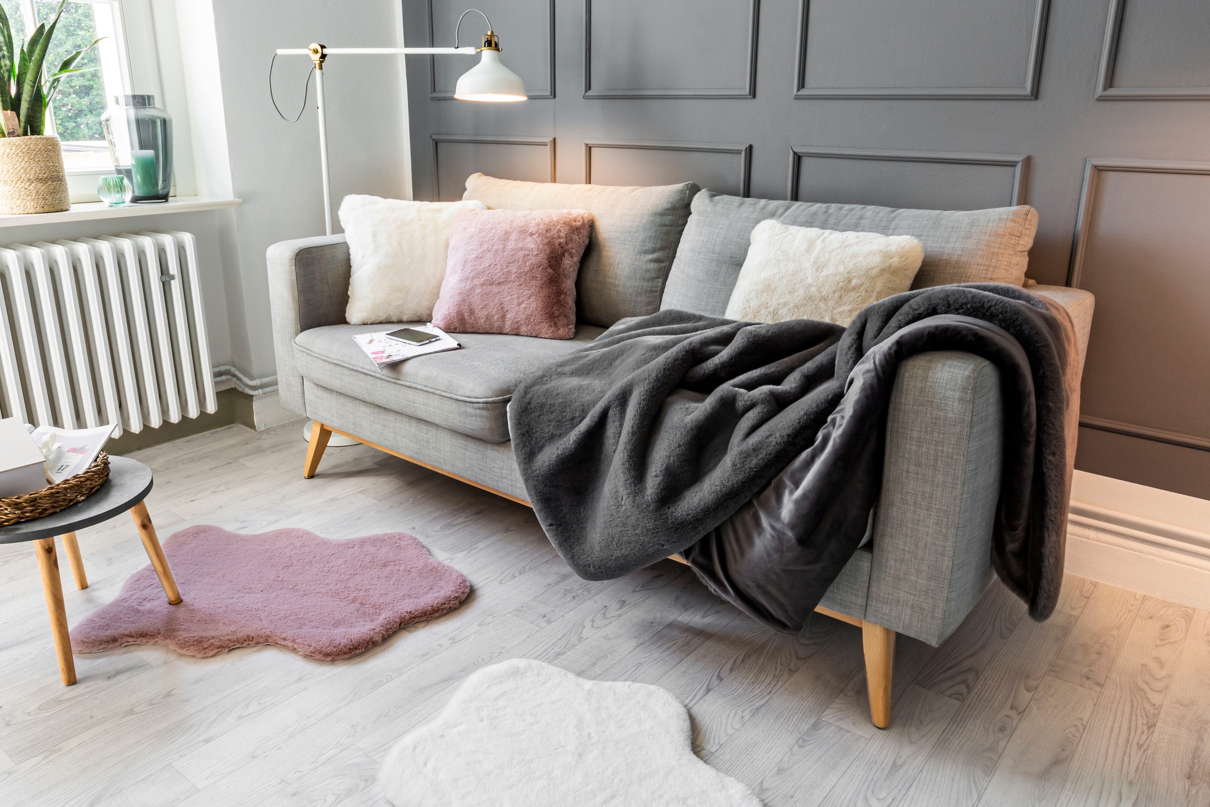 LUXOR living Wohndecke »Novara, Sofadecke 130x180 cm«, Kunstfell, Kaninchen günstig online kaufen