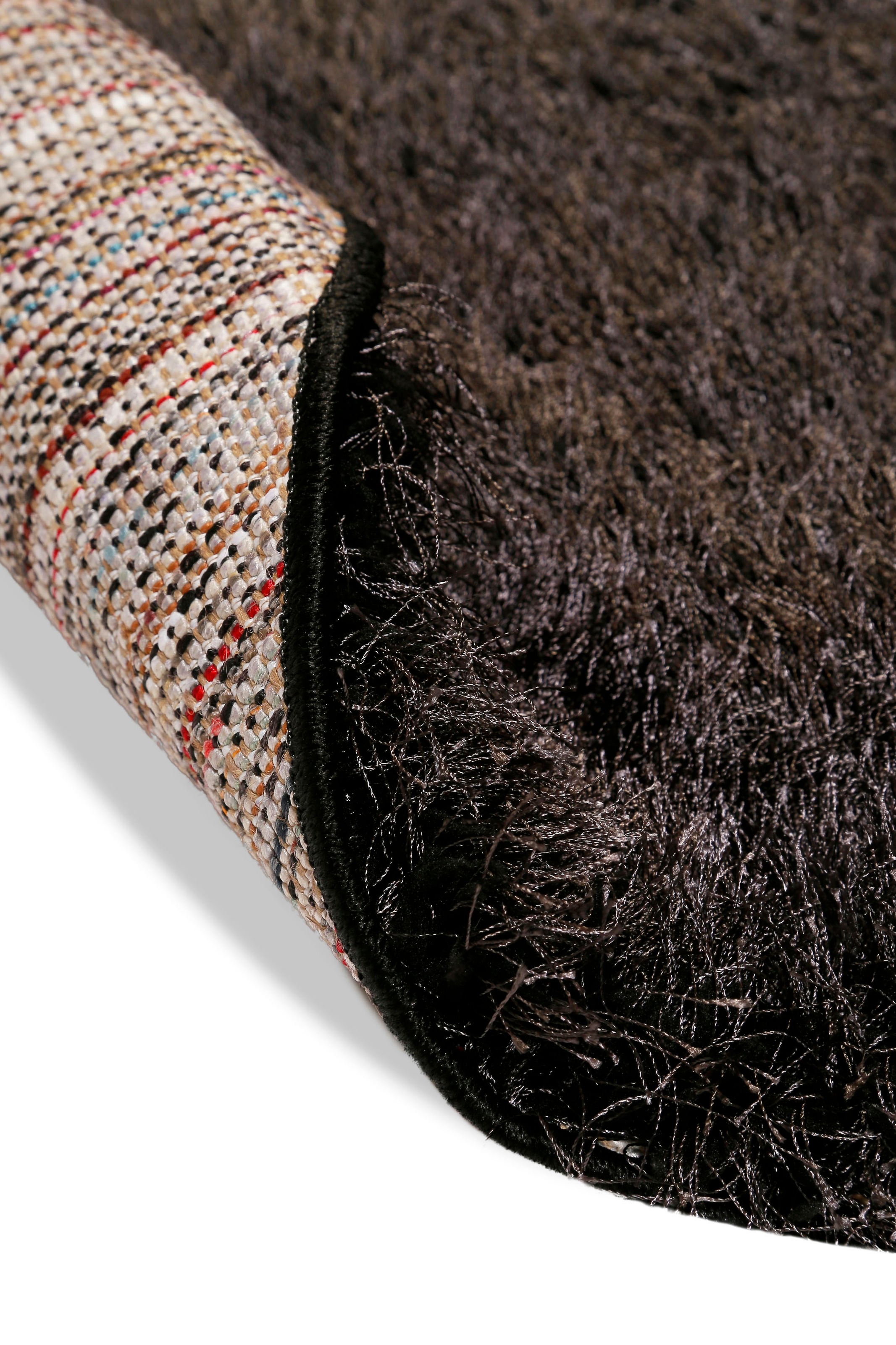 Wecon home Basics Hochflor-Teppich »Bella«, rund, 70 mm Höhe, besonders weich durch Microfaser, Wohnzimmer