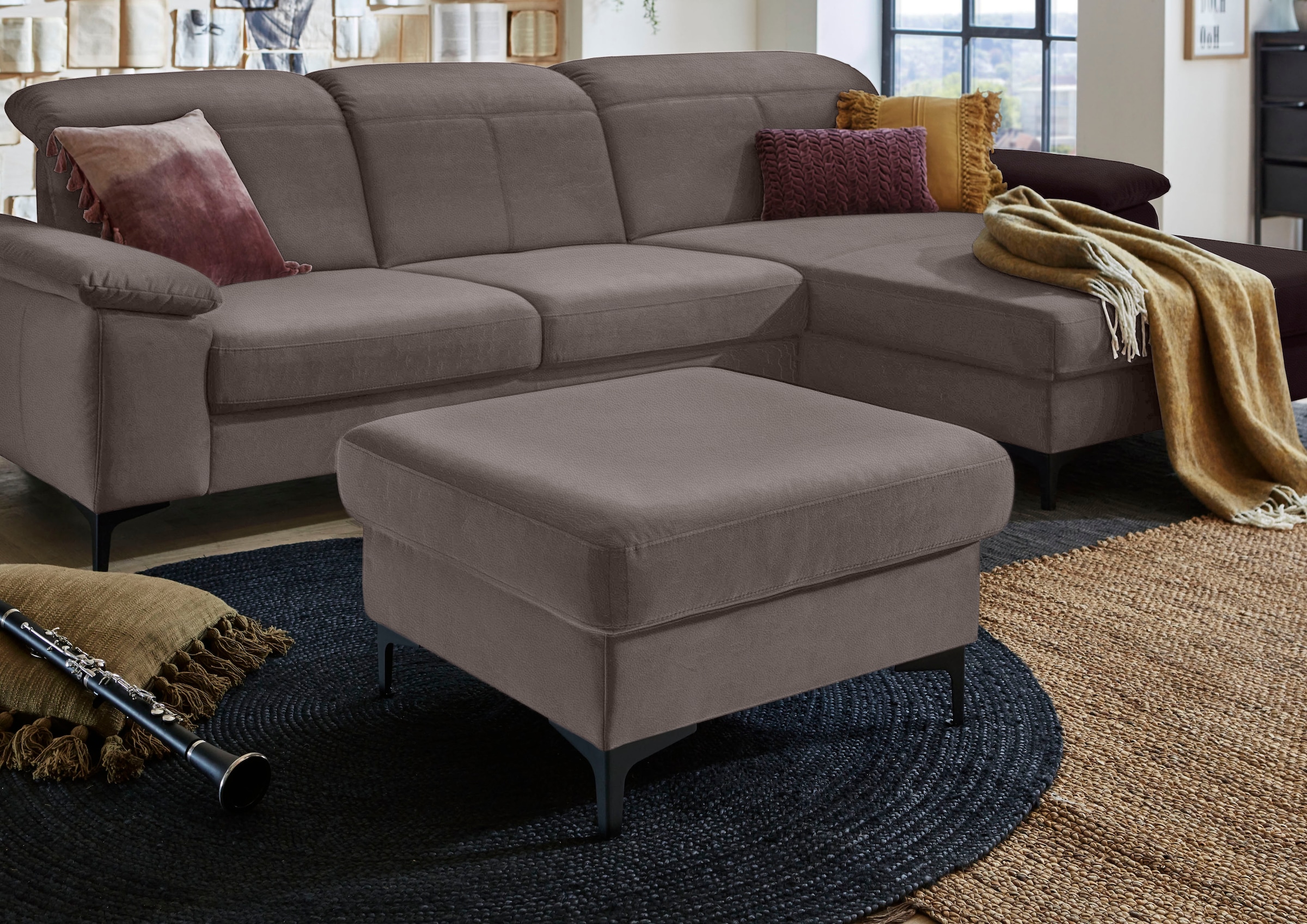 Places of Style Polsterhocker »Evander«, passend zum Ecksofa "Evander"
