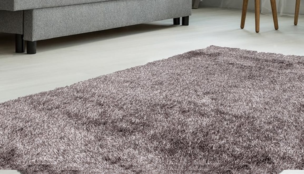 Bruno Banani Hochflor-Teppich "Alga" rechteckig 40 mm Höhe Uni, Shaggy, Lan günstig online kaufen