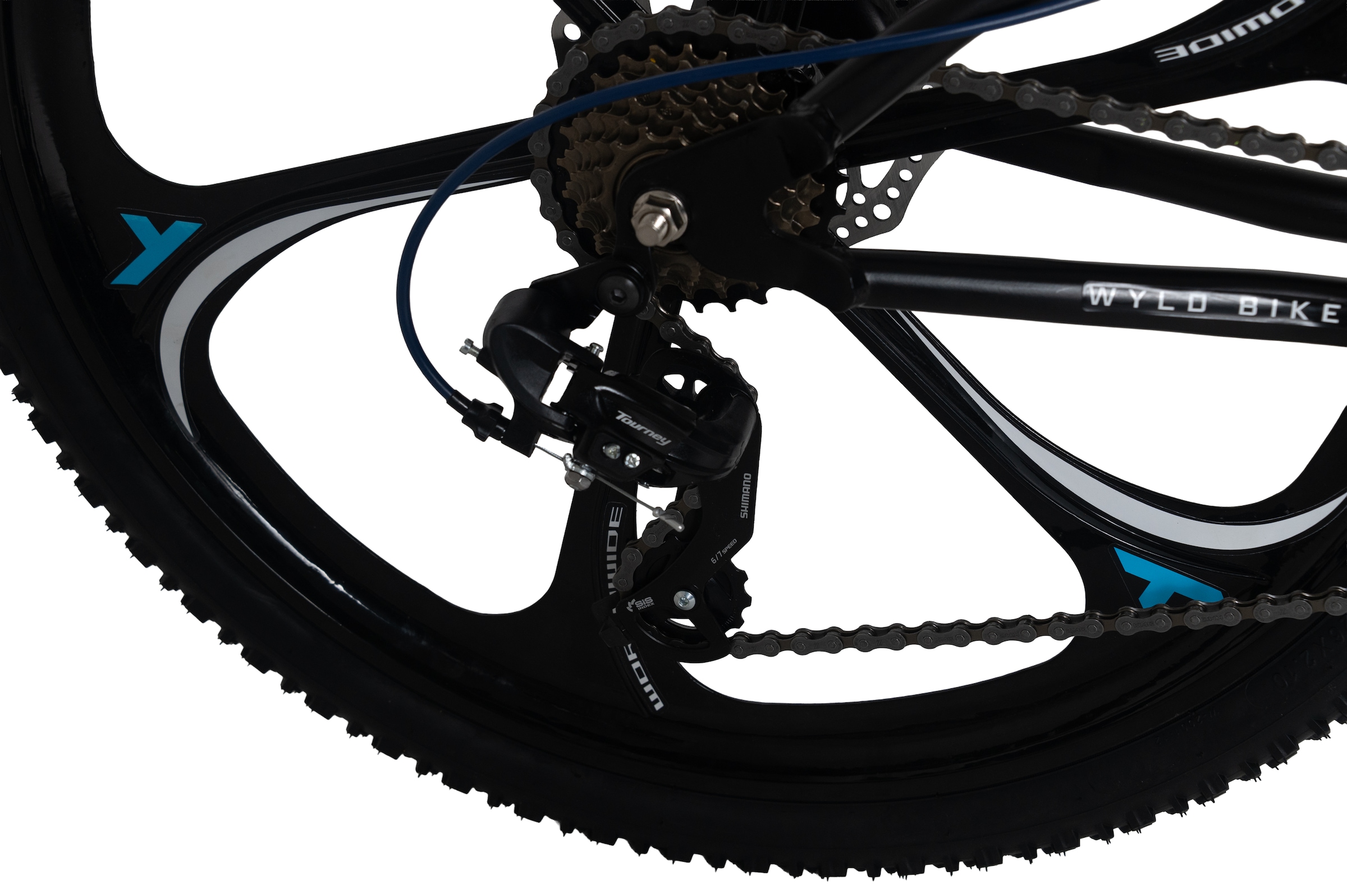 WYLD Mountainbike 21 Gang Shimano Tourney Schaltwerk Kettenschaltung