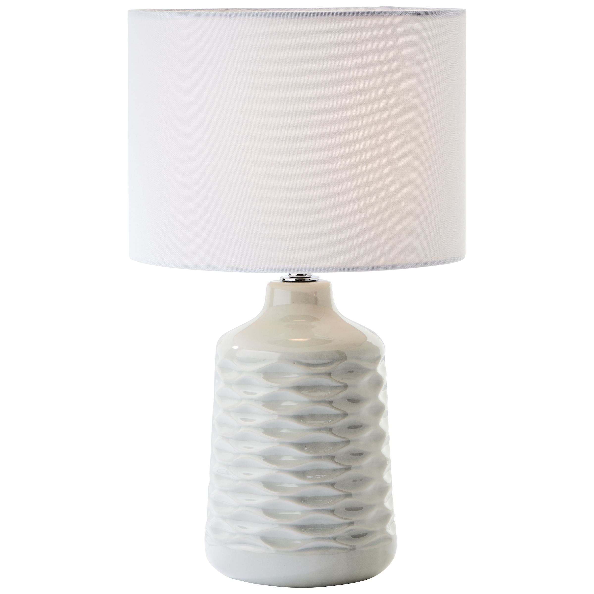 Brilliant Tischleuchte »Ilysa«, 1 flammig, Leuchtmittel E14 | ohne Leuchtmittel, Ø 25 cm, E14, Keramik/Metall/Textil