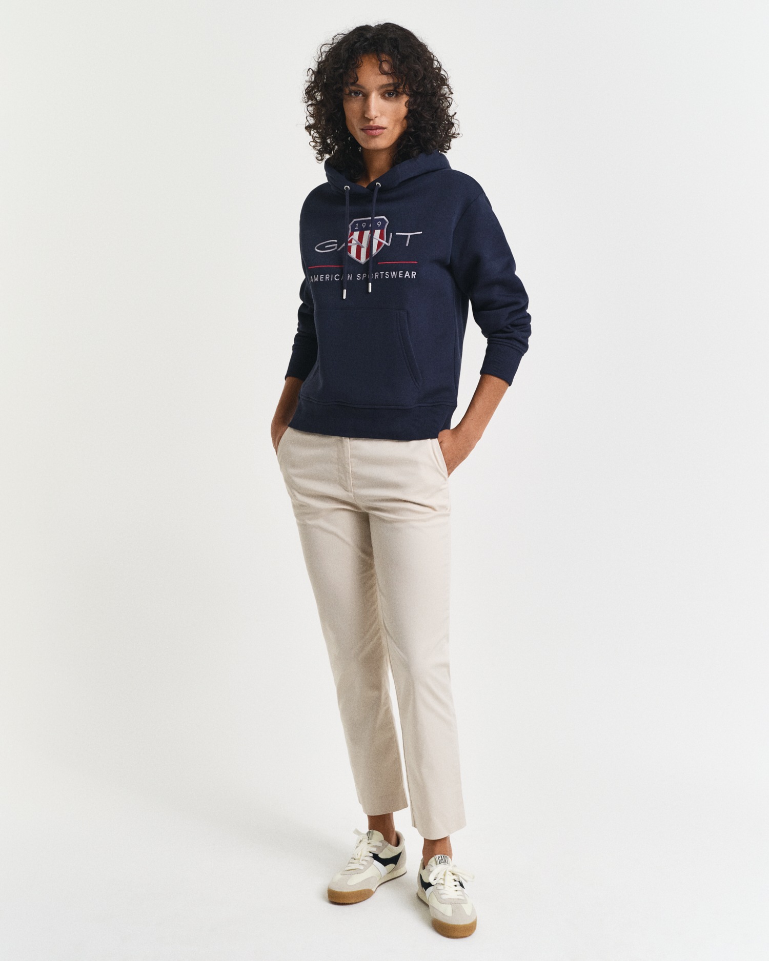 Gant Kapuzensweatshirt »ARCHIVE SHIELD HOODIE«, Mit Kapuze mit Kordelzug
