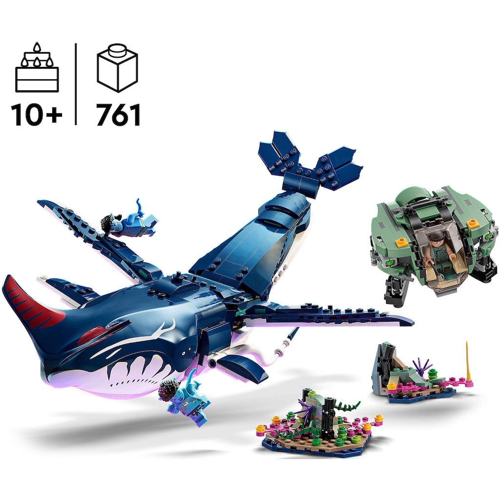 LEGO® Konstruktionsspielsteine »Payakan der Tulkun und Krabbenanzug (75579), LEGO® Avatar«, (761 St.)