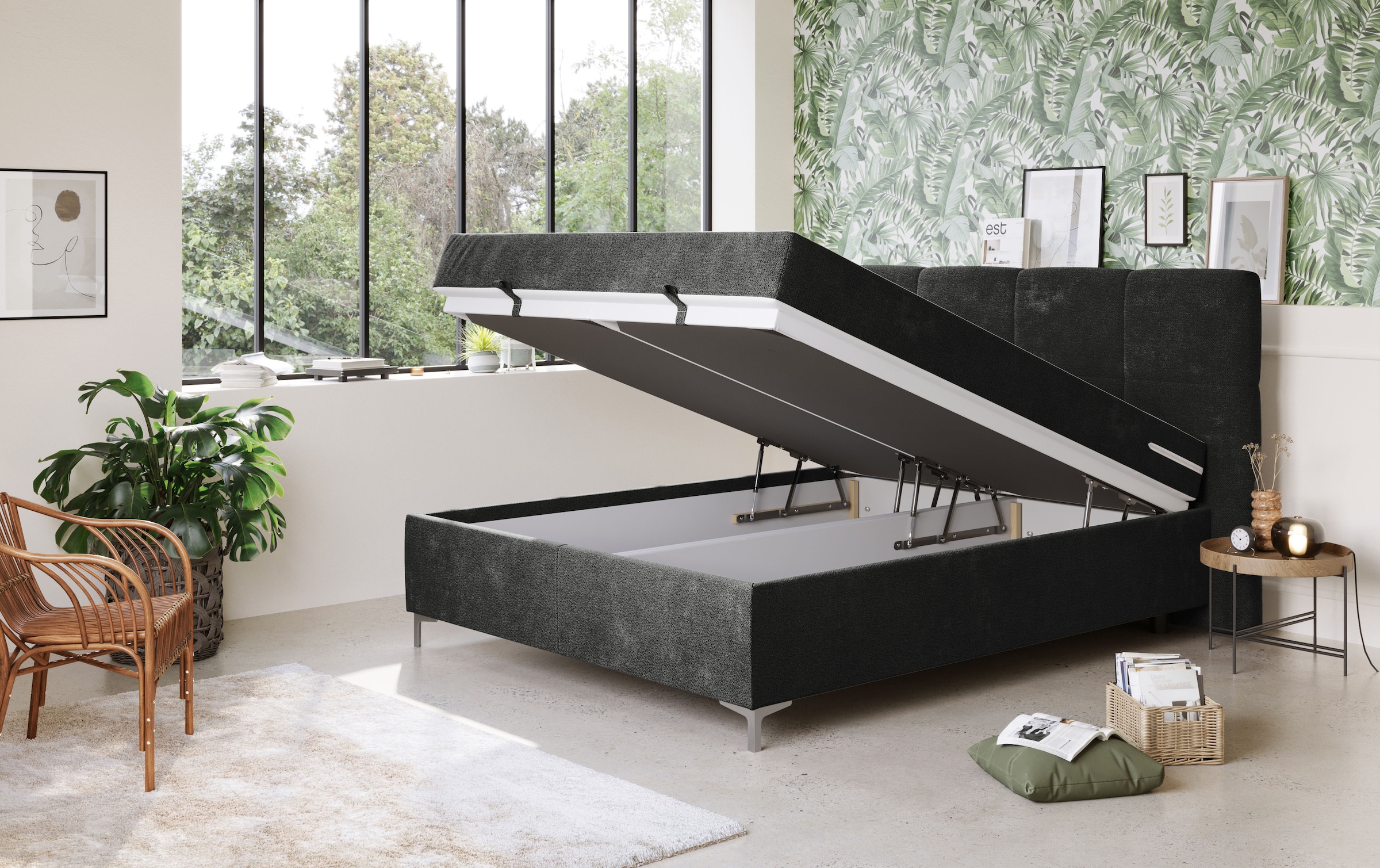 COTTA Boxbett »Kimy inkl. Bettkasten« erhältlich in den Breiten 160x200cm & 180x200cm