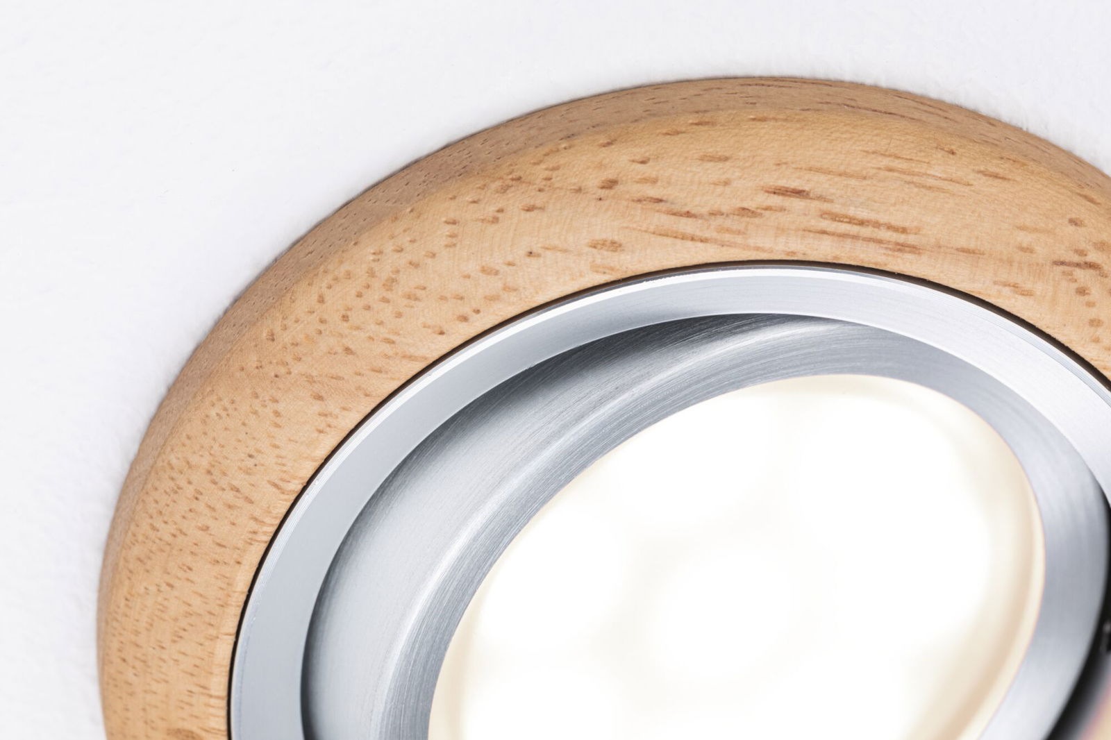 Paulmann LED Einbauleuchte »LED Einbauleuchte Lanati 3er-Set 3x6W 3x470lm 230V 2700K«, 3 flammig