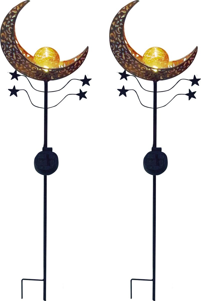 LUXFORM Gartenleuchte »Solar-Erdspieß-Gartenlampe - Mandala - 2 Stück«, Leu günstig online kaufen