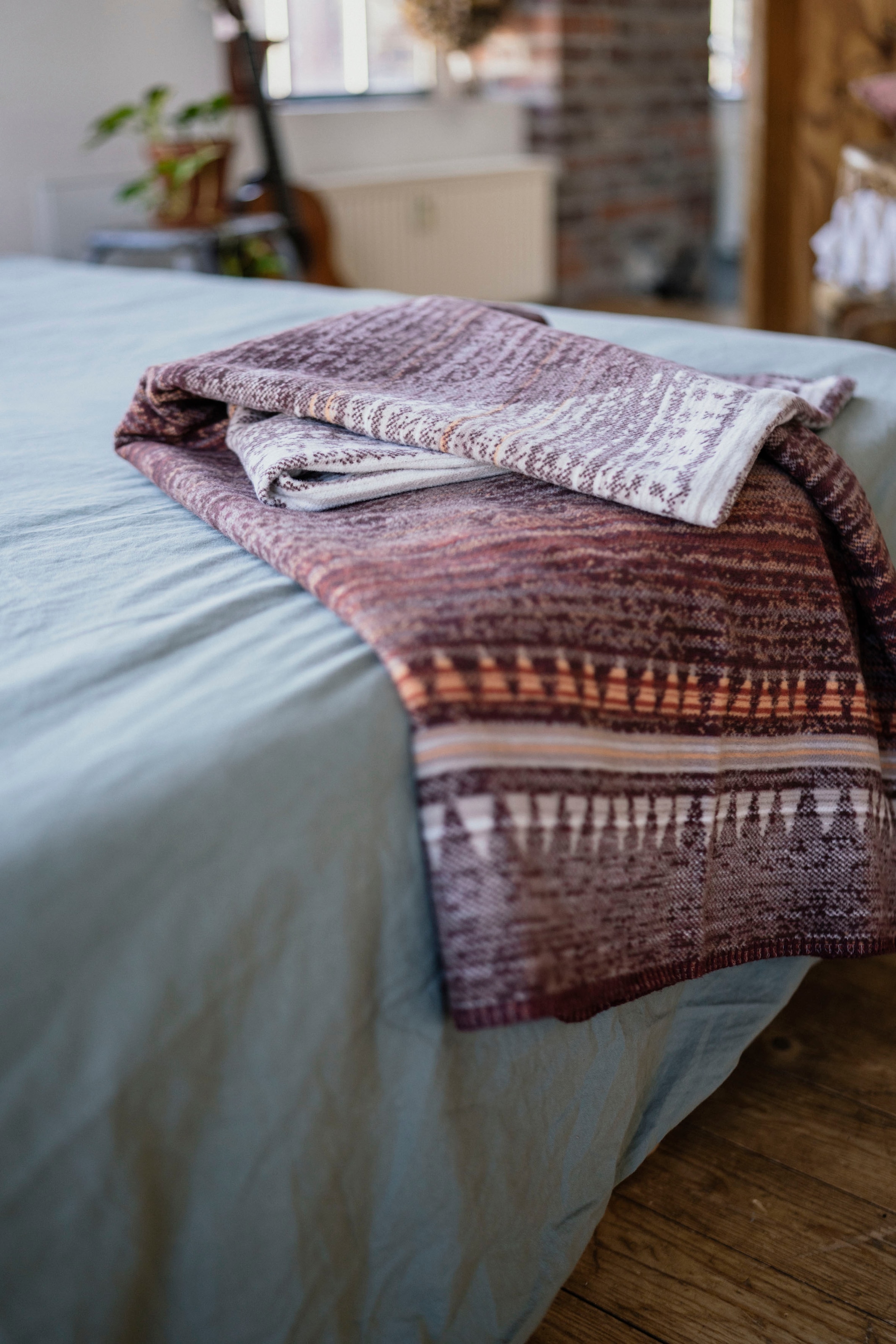IBENA Wohndecke »Gizeh«, mit ethnischem Muster, aus Bio-Baumwolle, Kuscheldecke