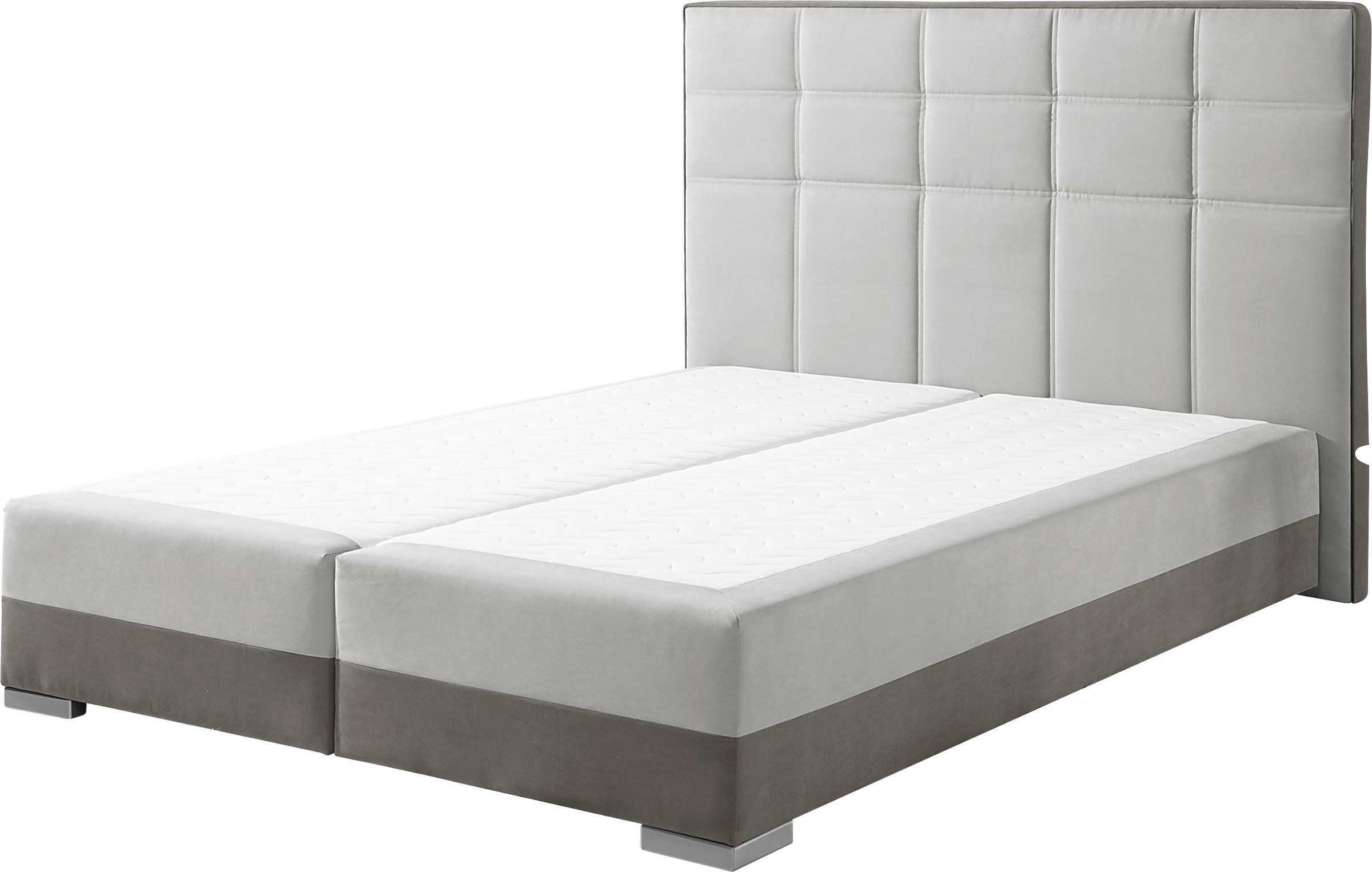 INOSIGN Boxspringbett, inklusive Topper und Wendekissen