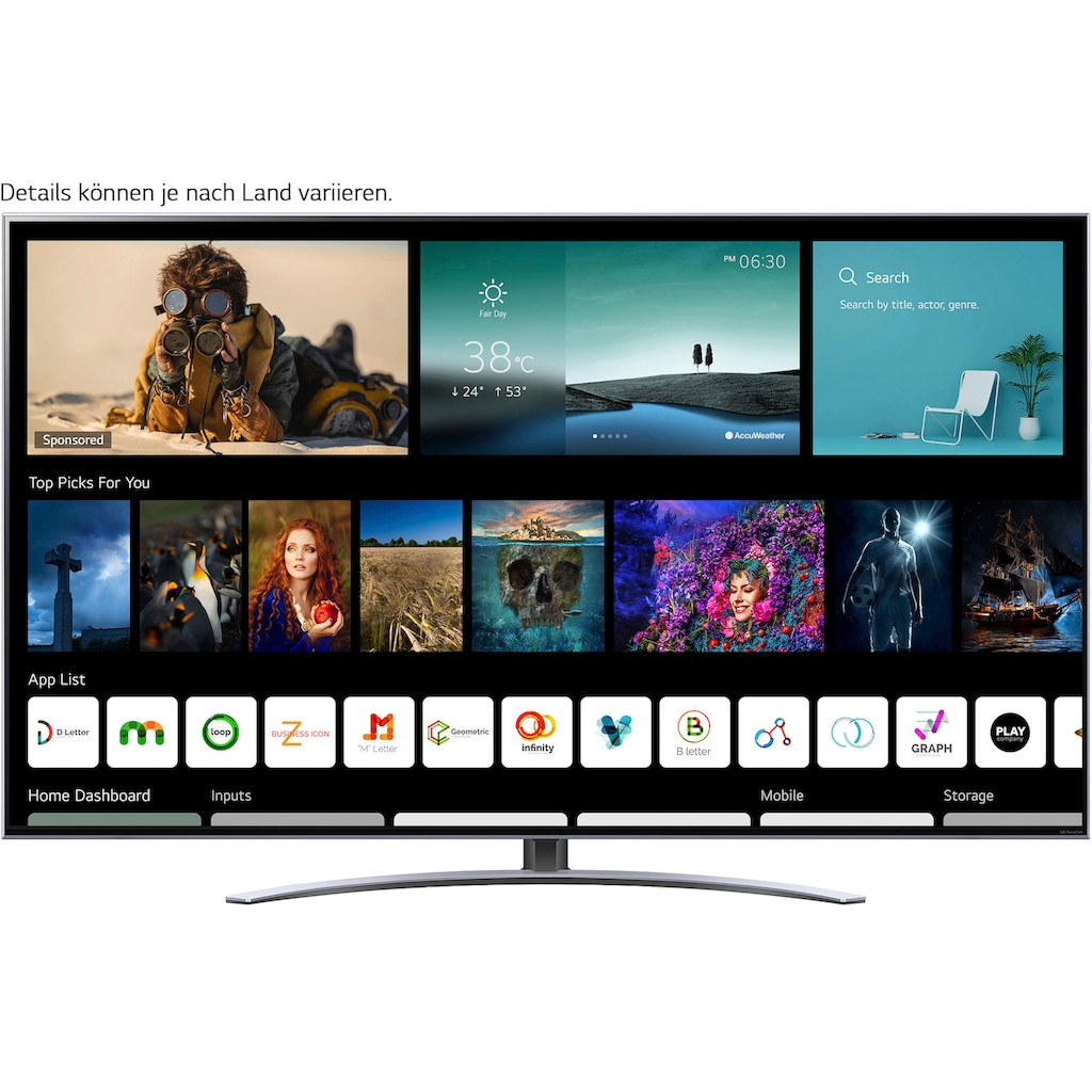 LG LCD-LED Fernseher »75NANO889PB«, 189 cm/75 Zoll, 4K Ultra HD, Smart-TV