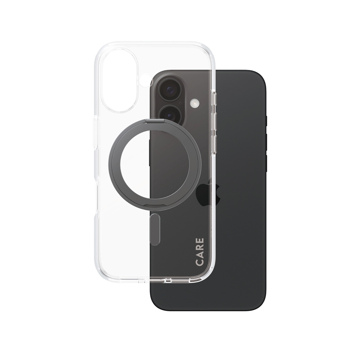 CARE by PanzerGlass Handyhülle »Kickstand Case für Apple iPhone 16«, Backcover, Schutzhülle, Handyschutzhülle, Case, Schutzcase, stoßfest