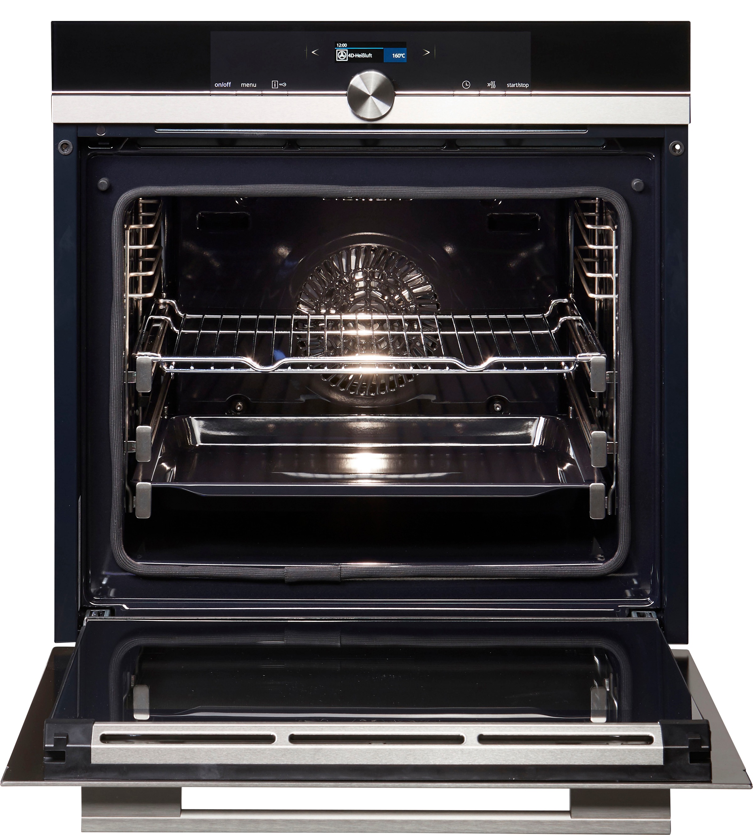 4. Bild von SIEMENS Backofen-Set »EQ872DV01R«, HB672GBS1, mit 3-fach-Teleskopauszug, Pyrolyse-Selbstreinigung