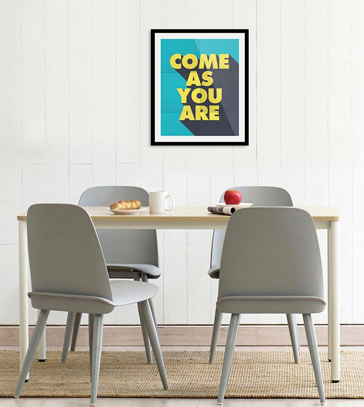 queence Bild »Come as you are«, Schriftzüge-Schriftzug-Motivationsbilder-Ku günstig online kaufen